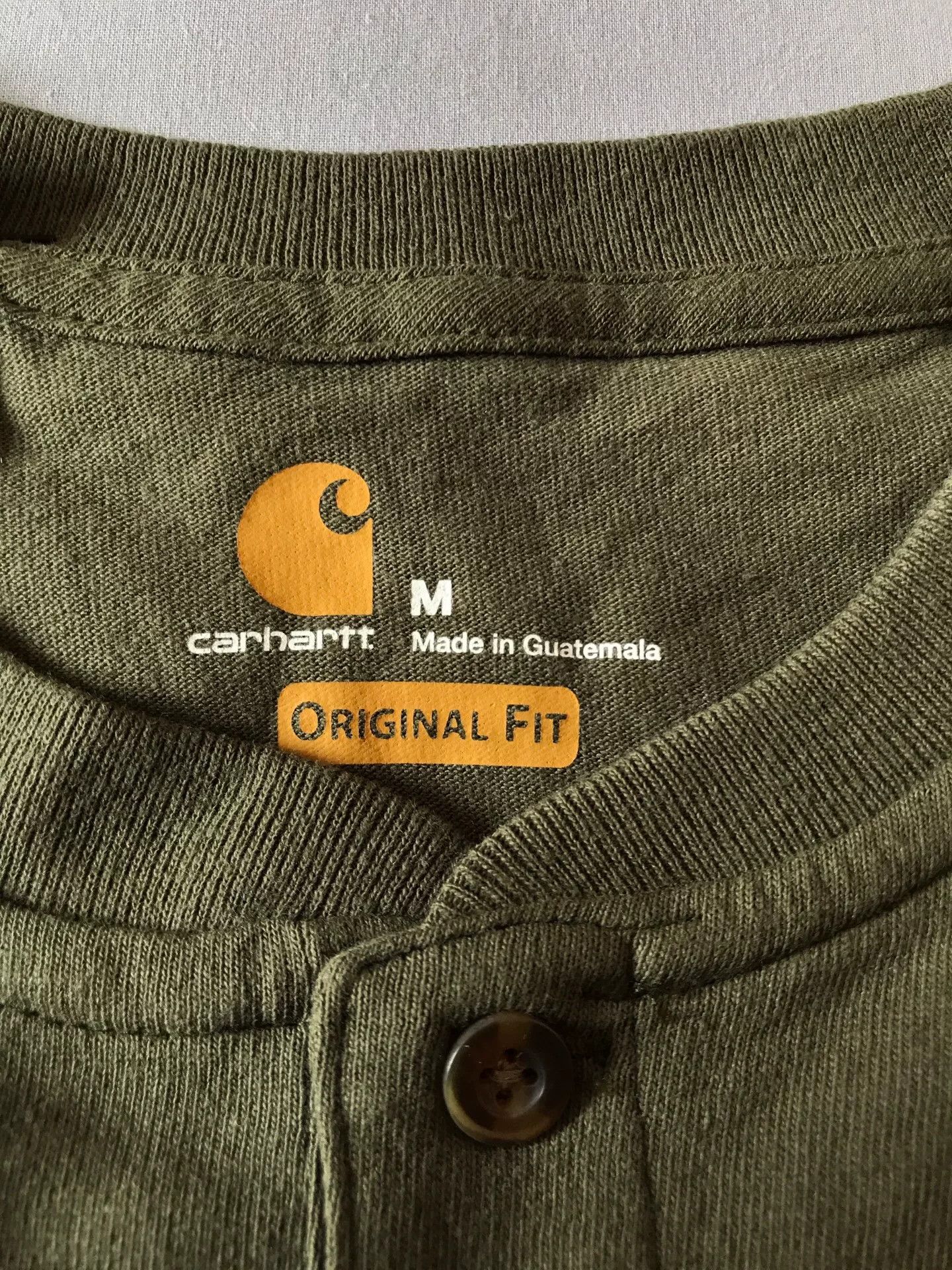 Carhartt Carhartt K84 ARG Henley Short Sleeve T-Shirt Size US M / EU 48-50 / 2 - 5 Thumbnail