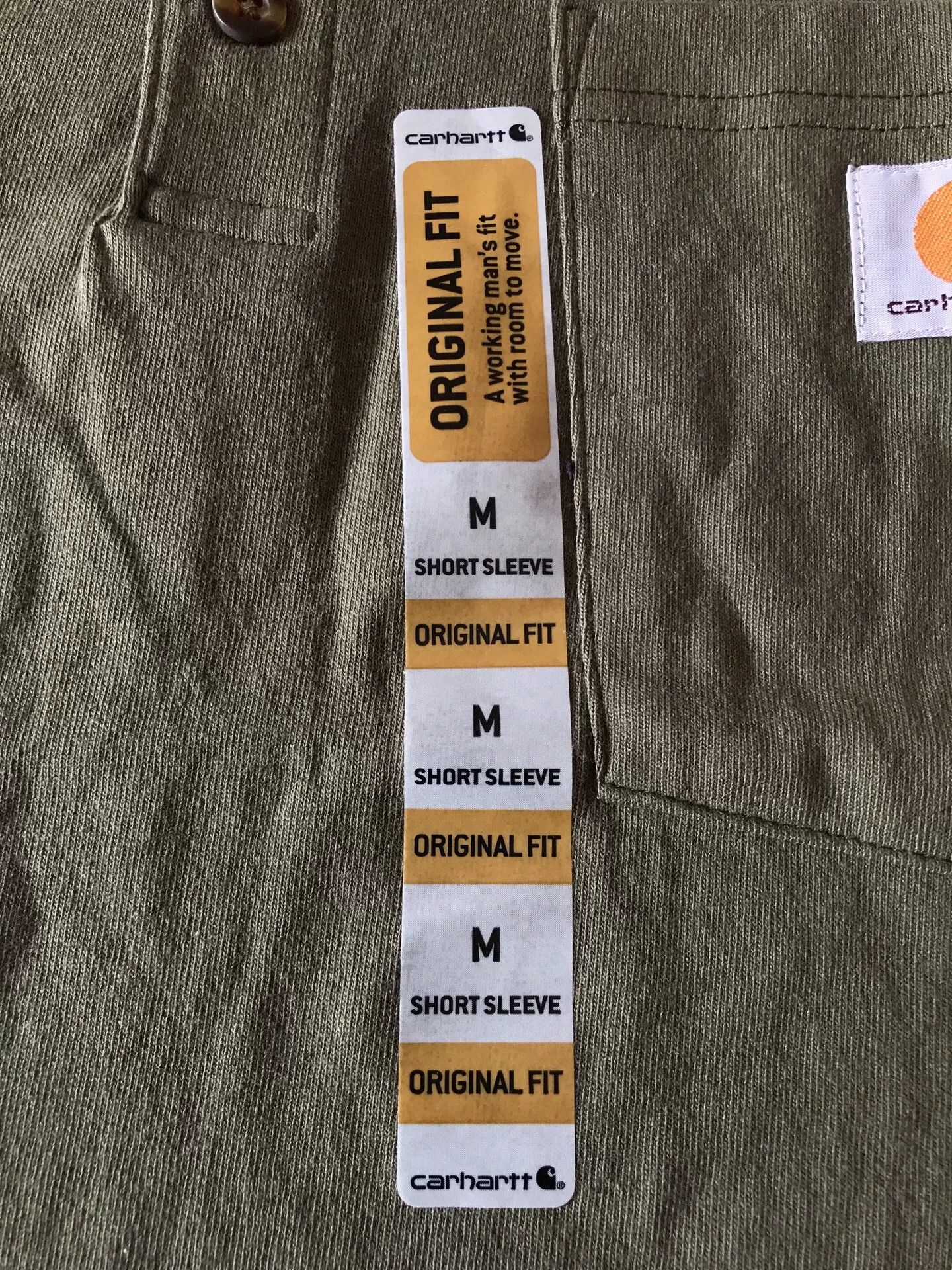 Carhartt Carhartt K84 ARG Henley Short Sleeve T-Shirt Size US M / EU 48-50 / 2 - 6 Thumbnail