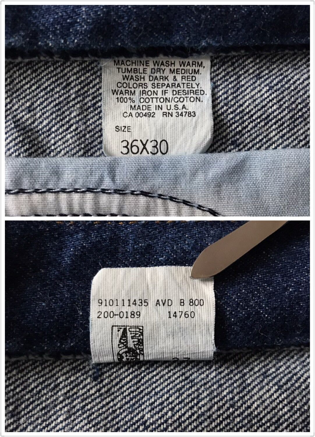 Lee 90s Lee 200-0189 Jeans W36L30 Size US 36 / EU 52 - 9 Thumbnail