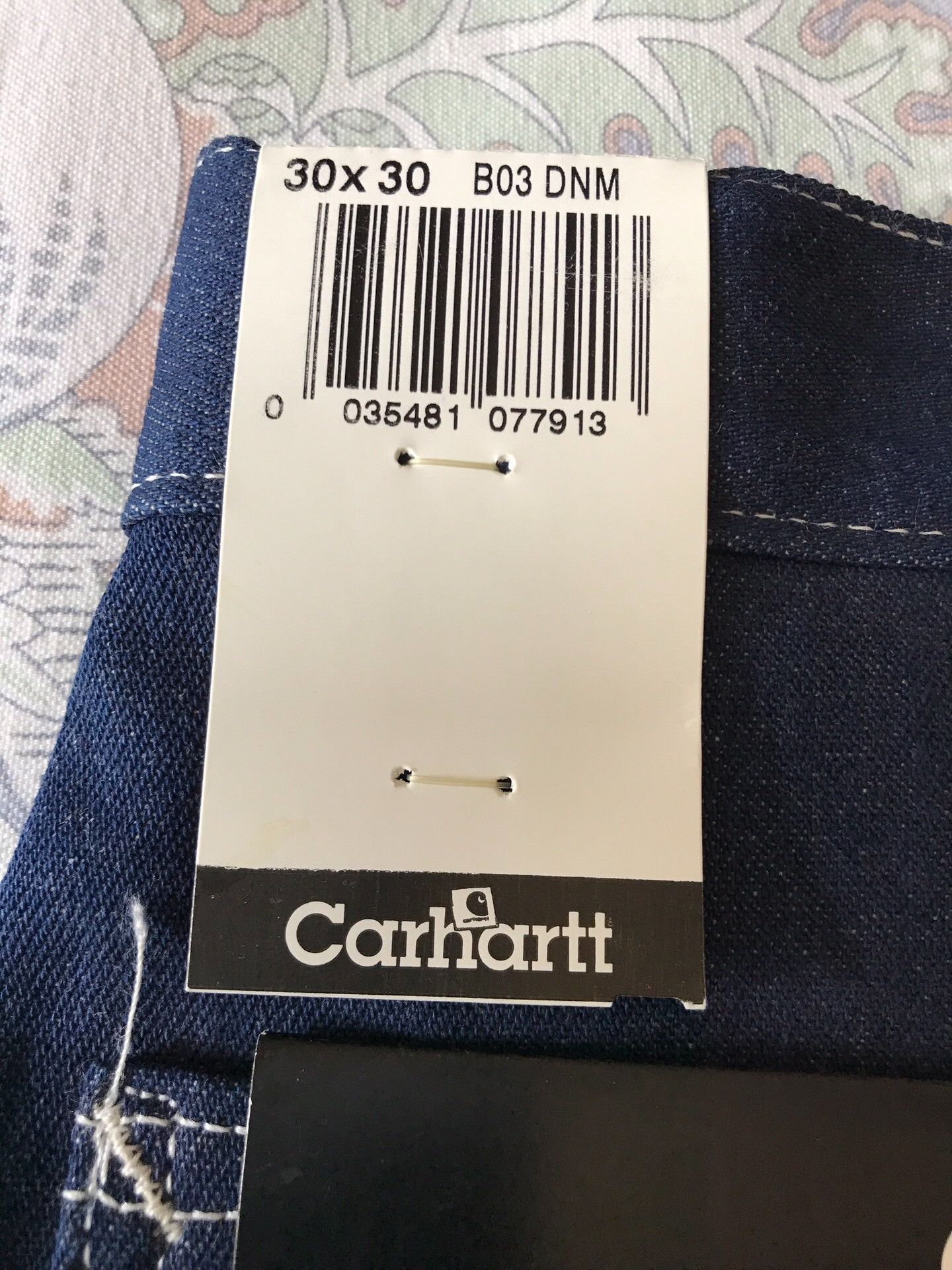 Carhartt Carhartt B03 Raw Denim Jeans W30L30 Size US 30 / EU 46 - 8 Thumbnail