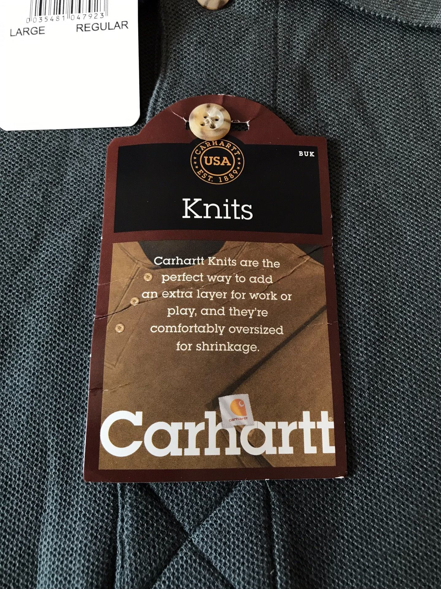 Carhartt Carhartt K85 SPC Short Sleeve Polo Size US L / EU 52-54 / 3 - 6 Thumbnail