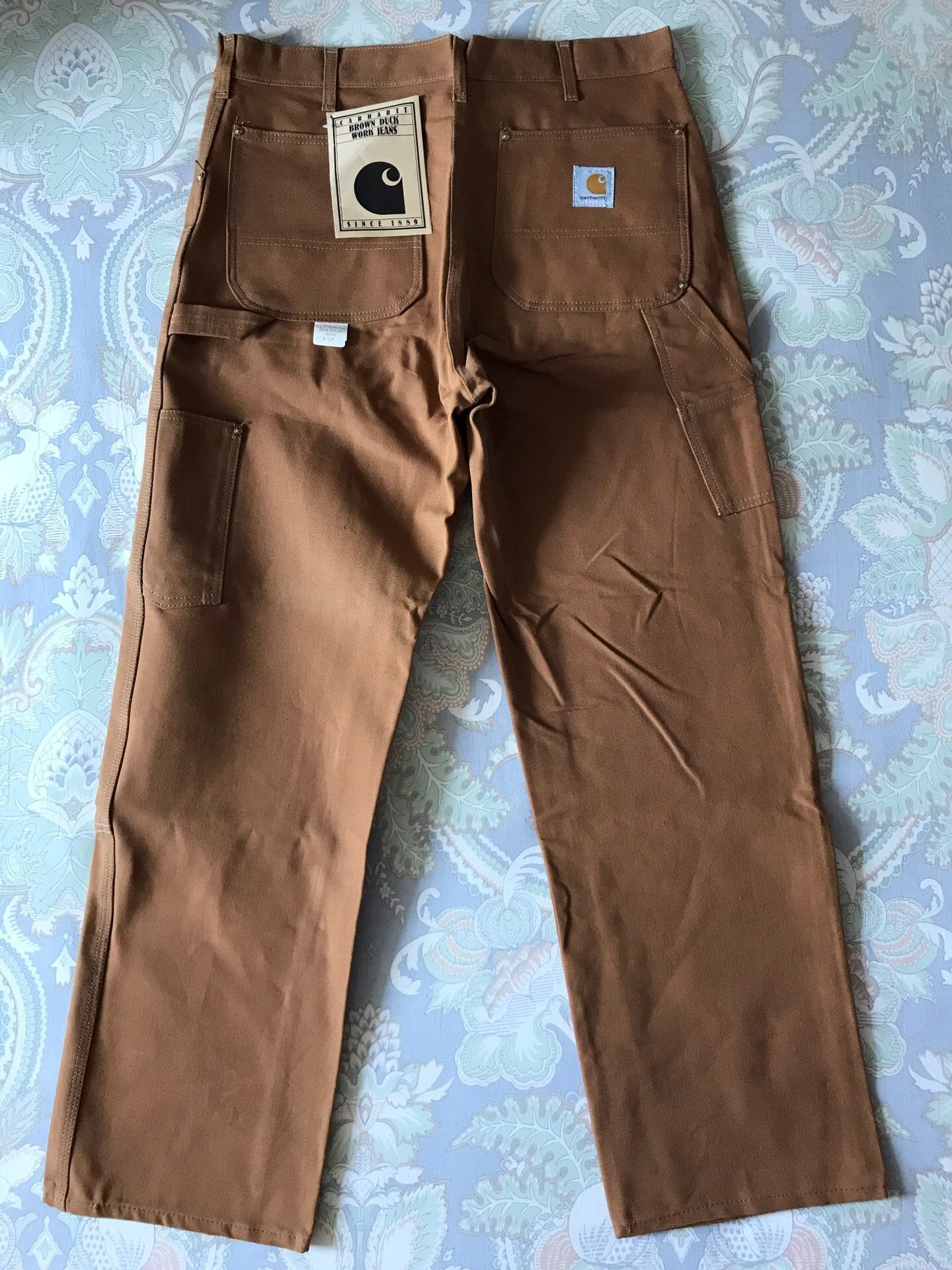 Carhartt 80s US Carhartt Brown Double Knee Work Pants Size US 38 / EU 54 - 3 Thumbnail