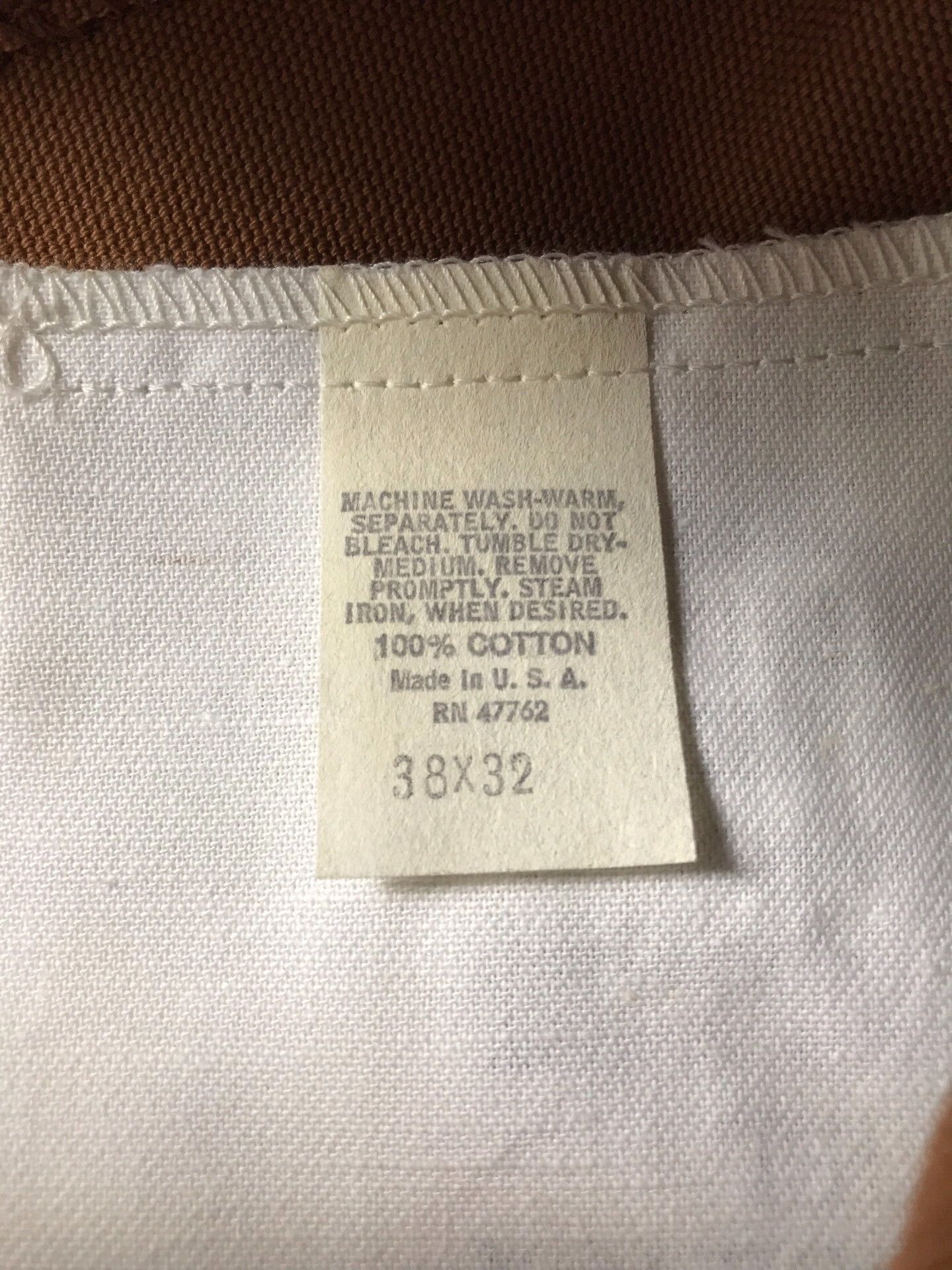 Carhartt 80s US Carhartt Brown Double Knee Work Pants Size US 38 / EU 54 - 9 Thumbnail