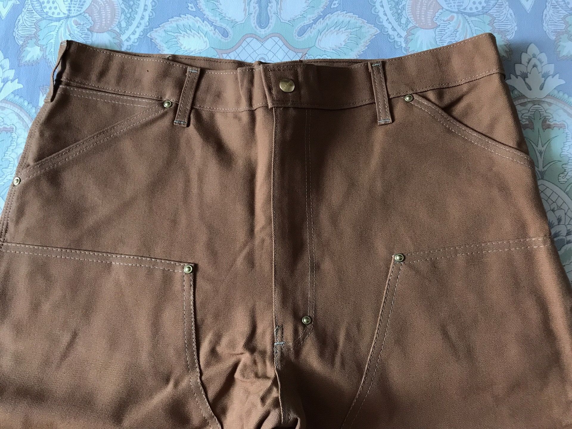 Carhartt 80s US Carhartt Brown Double Knee Work Pants Size US 38 / EU 54 - 4 Thumbnail