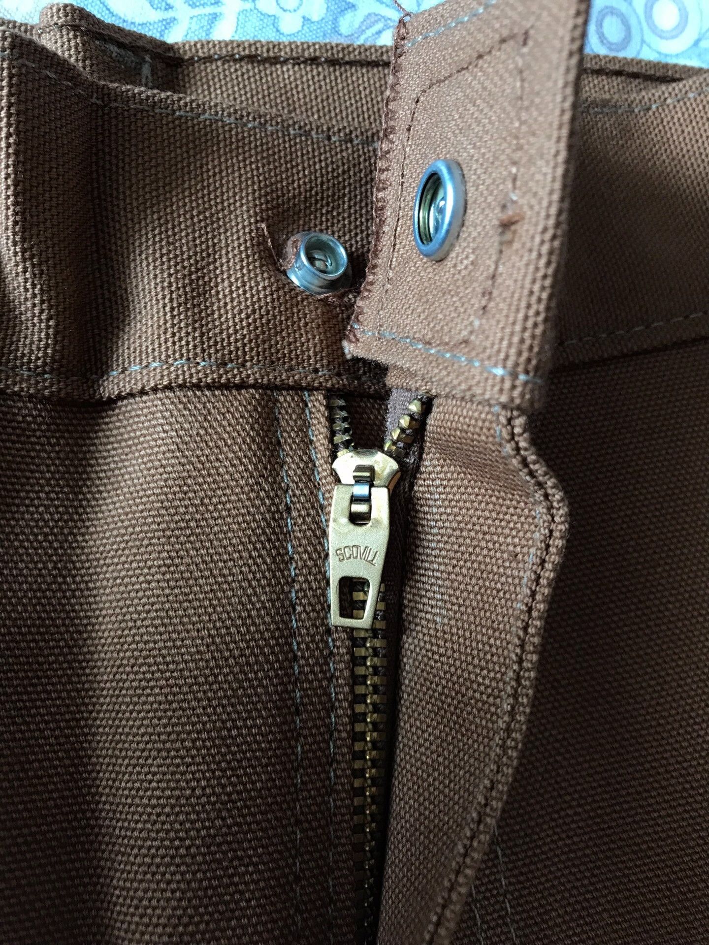 Carhartt 80s US Carhartt Brown Double Knee Work Pants Size US 38 / EU 54 - 6 Thumbnail