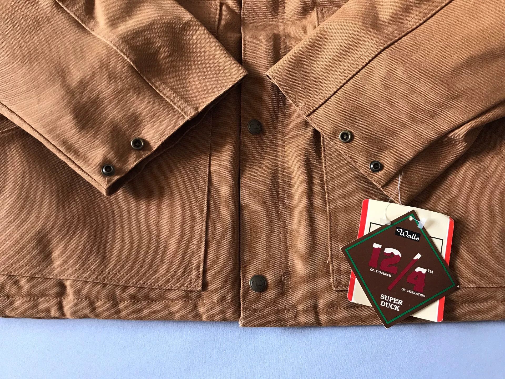 Walls 90s US-Made Walls Classic Brown Canvas Jacket Size US XL / EU 56 / 4 - 5 Thumbnail