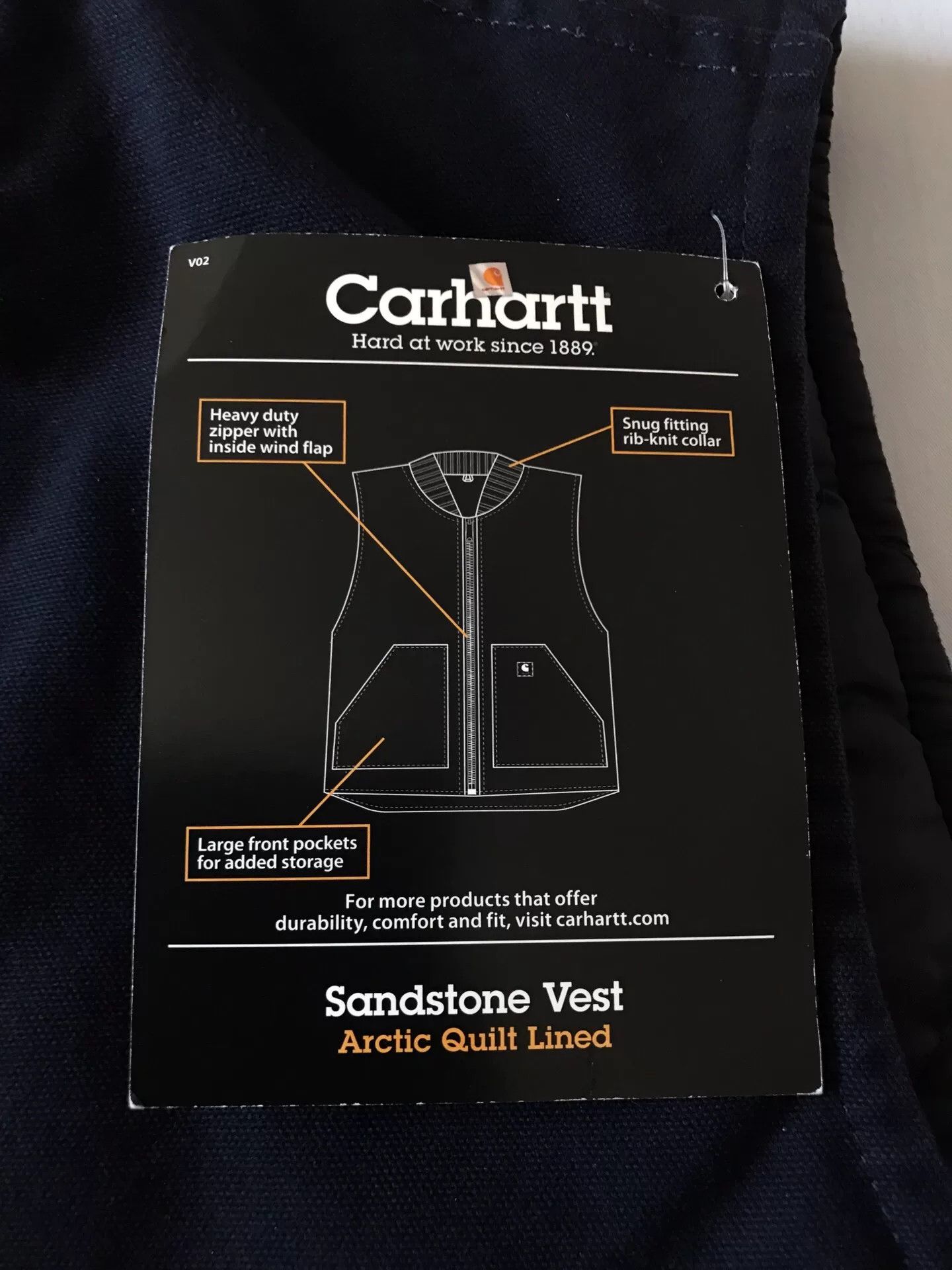 Carhartt Carhartt V02 MDT Canvas Work Vest Size US XXL / EU 58 / 5 - 8 Thumbnail