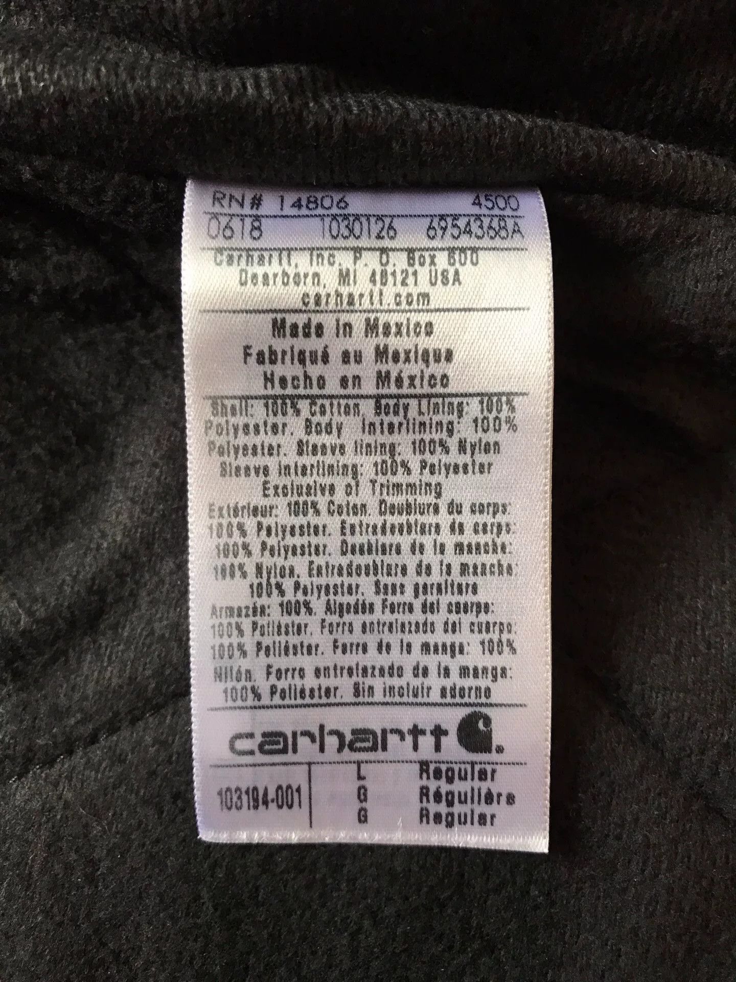 Carhartt Carhartt 103194 Washed Canvas Work Jacket Size US L / EU 52-54 / 3 - 9 Thumbnail
