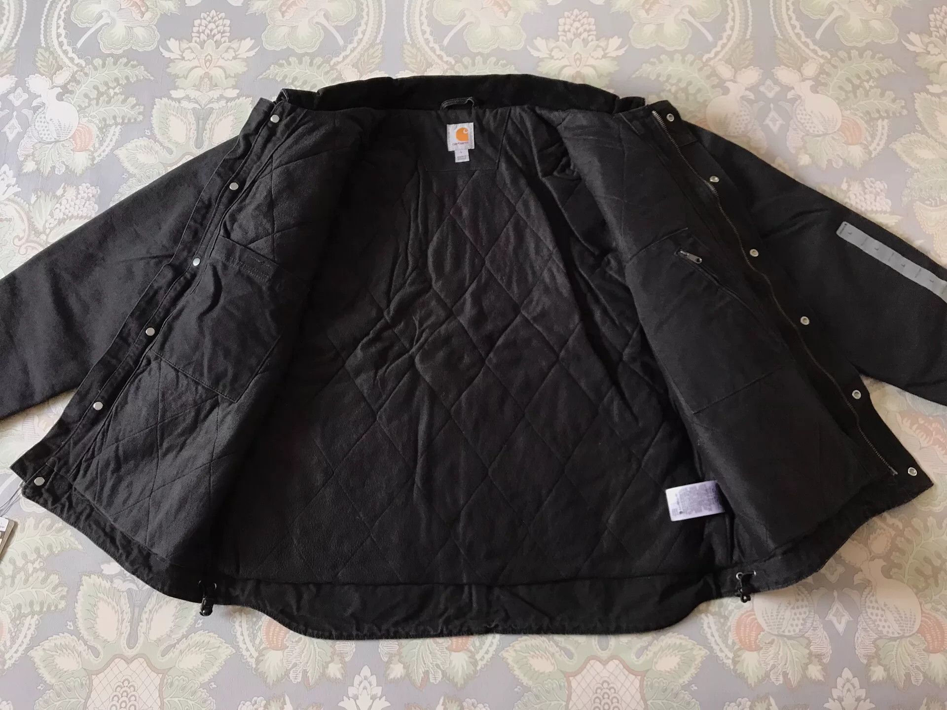 Carhartt Carhartt 103194 Washed Canvas Work Jacket Size US L / EU 52-54 / 3 - 3 Thumbnail