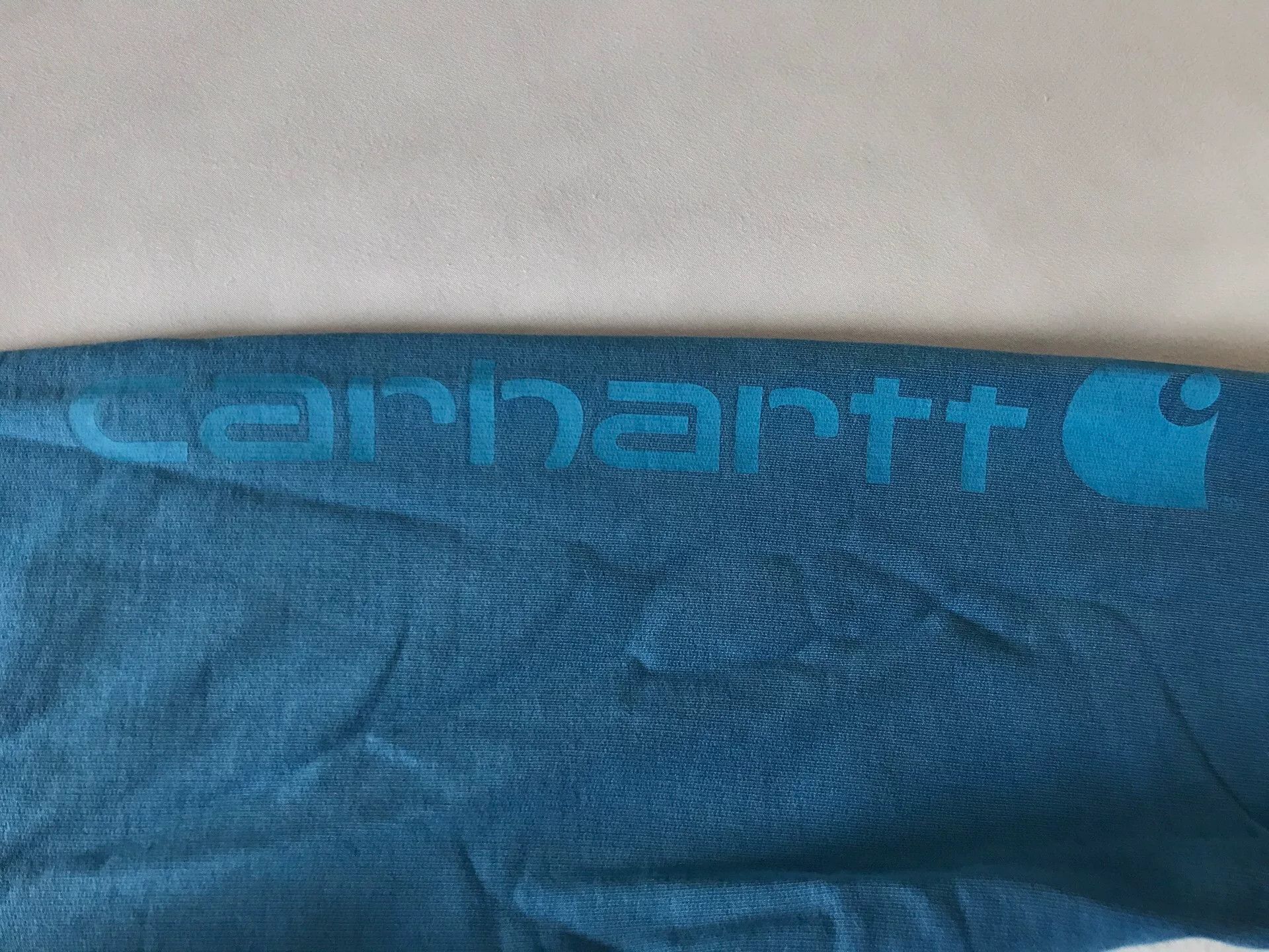 Carhartt Carhartt 106253 Distressed Blue Hoodie Size US L / EU 52-54 / 3 - 6 Thumbnail
