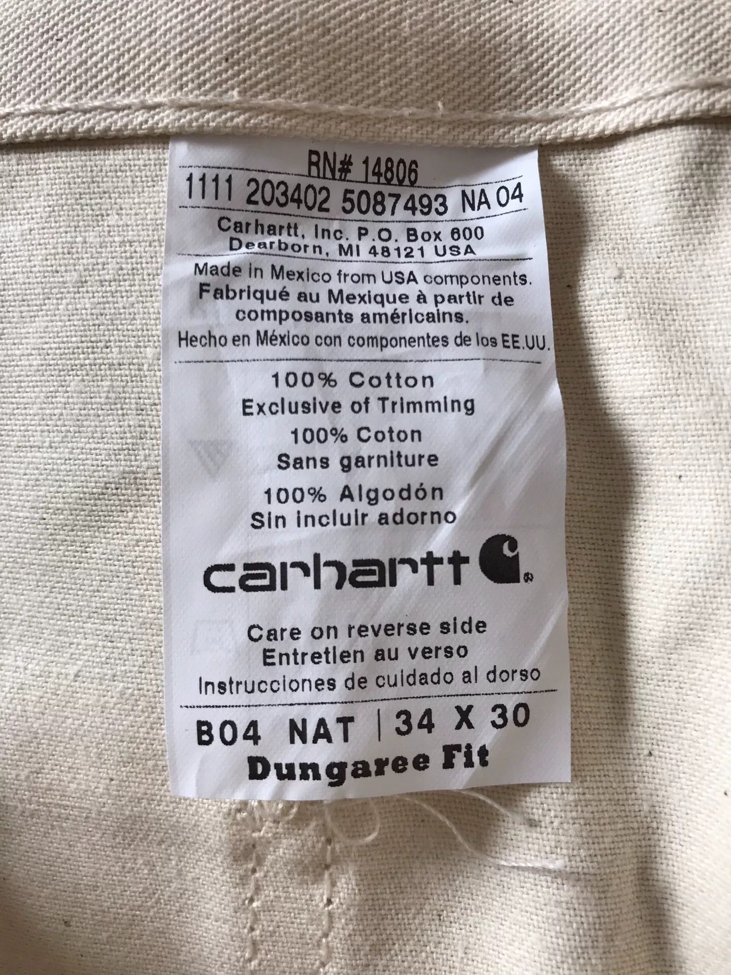 Carhartt Carhartt B04 Double Knee Work Pants Size US 34 / EU 50 - 9 Thumbnail