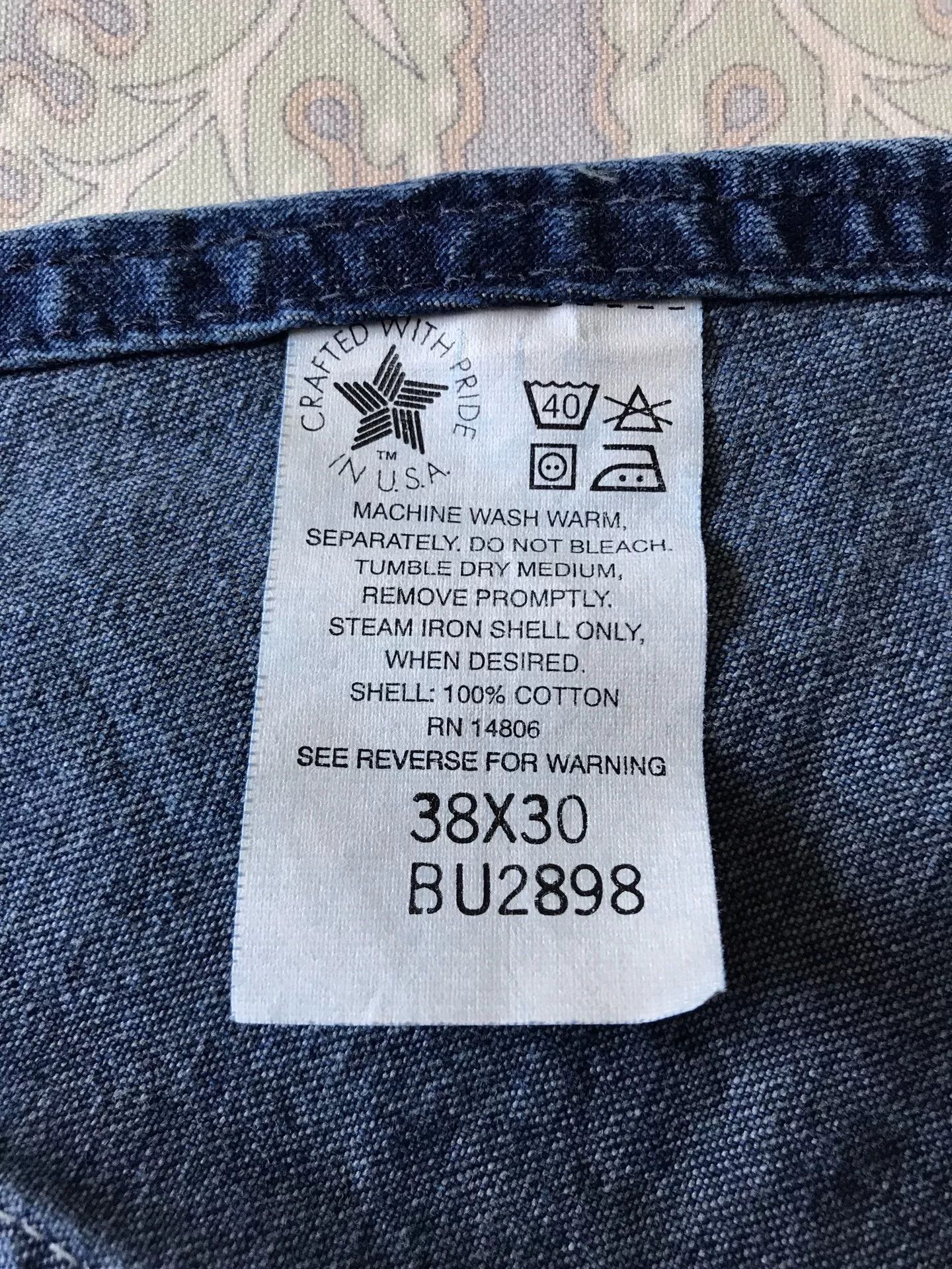 Carhartt 90s Carhartt BU2898 Vintage Overalls Size US 38 / EU 54 - 8 Thumbnail
