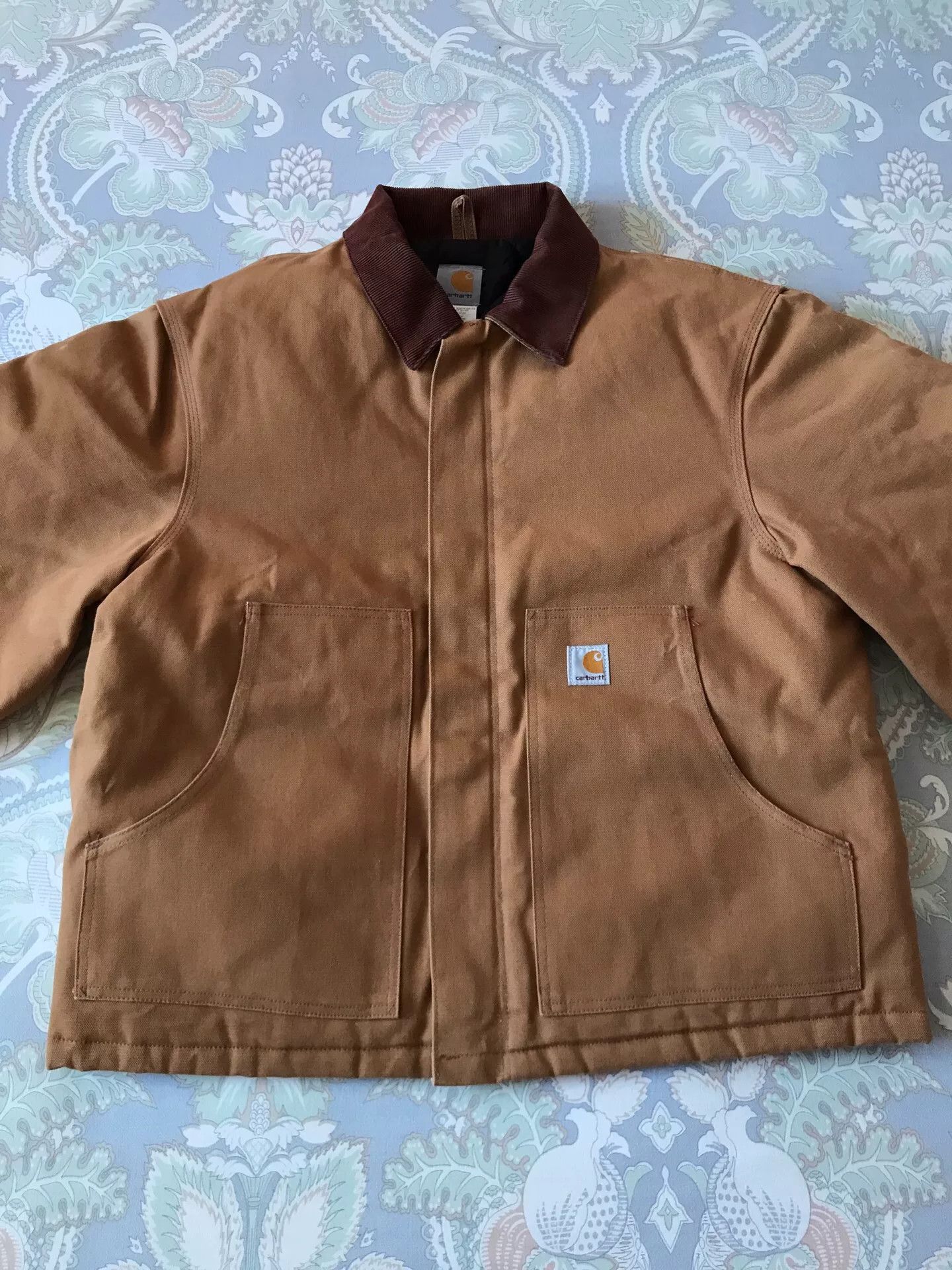 Carhartt Carhartt J02 Brown Canvas Jacket Size US S / EU 44-46 / 1 - 4 Thumbnail