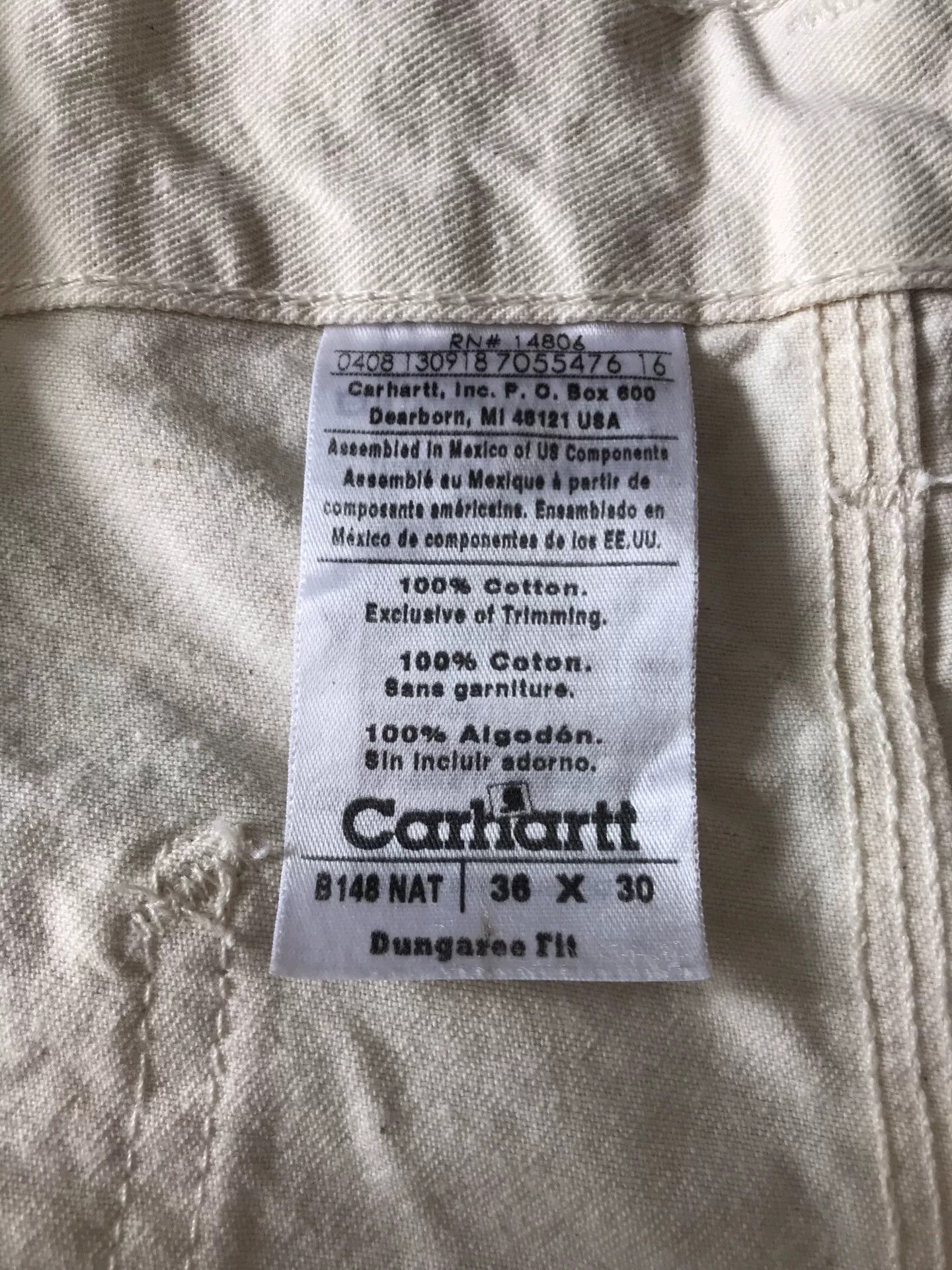 Carhartt Carhartt B148 W36L30 Work Pants Size US 36 / EU 52 - 9 Thumbnail