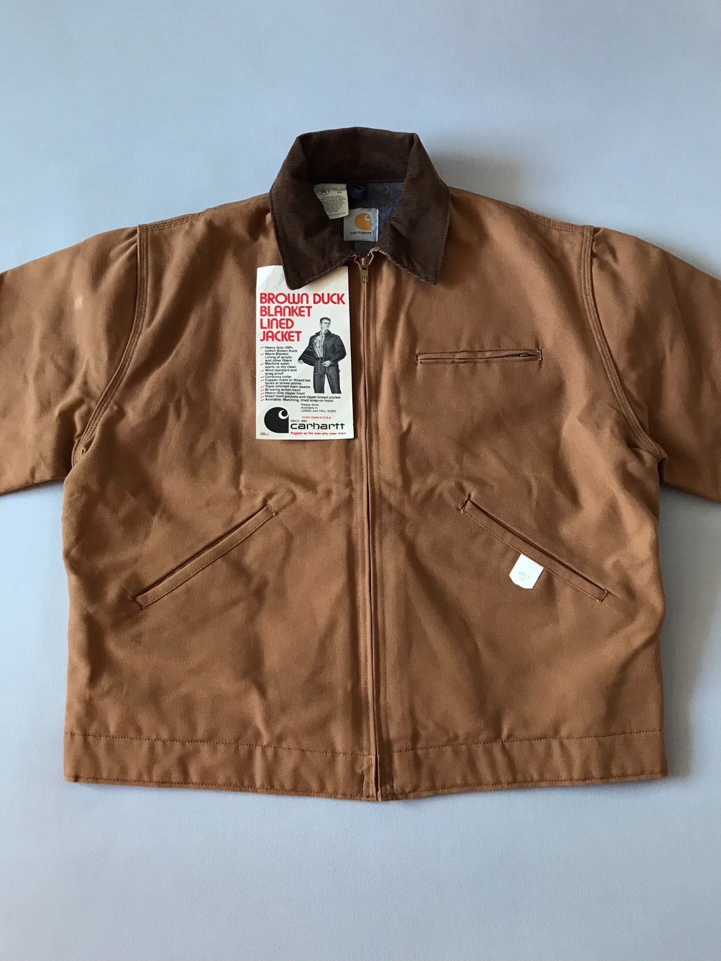 Carhartt 80s Carhartt 6BLJ Detroit Jacket Size US S / EU 44-46 / 1 - 4 Thumbnail