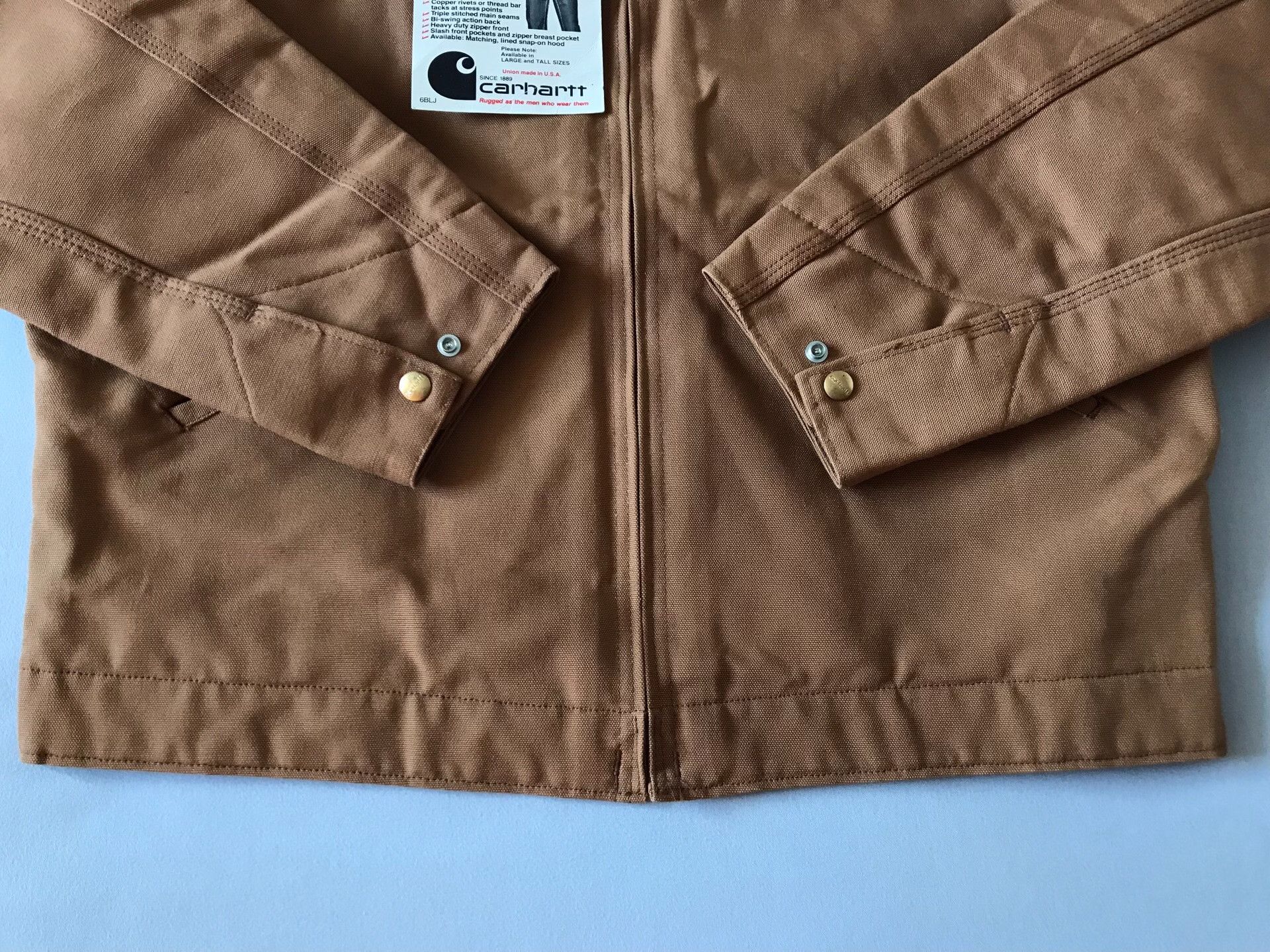Carhartt 80s Carhartt 6BLJ Detroit Jacket Size US S / EU 44-46 / 1 - 6 Thumbnail