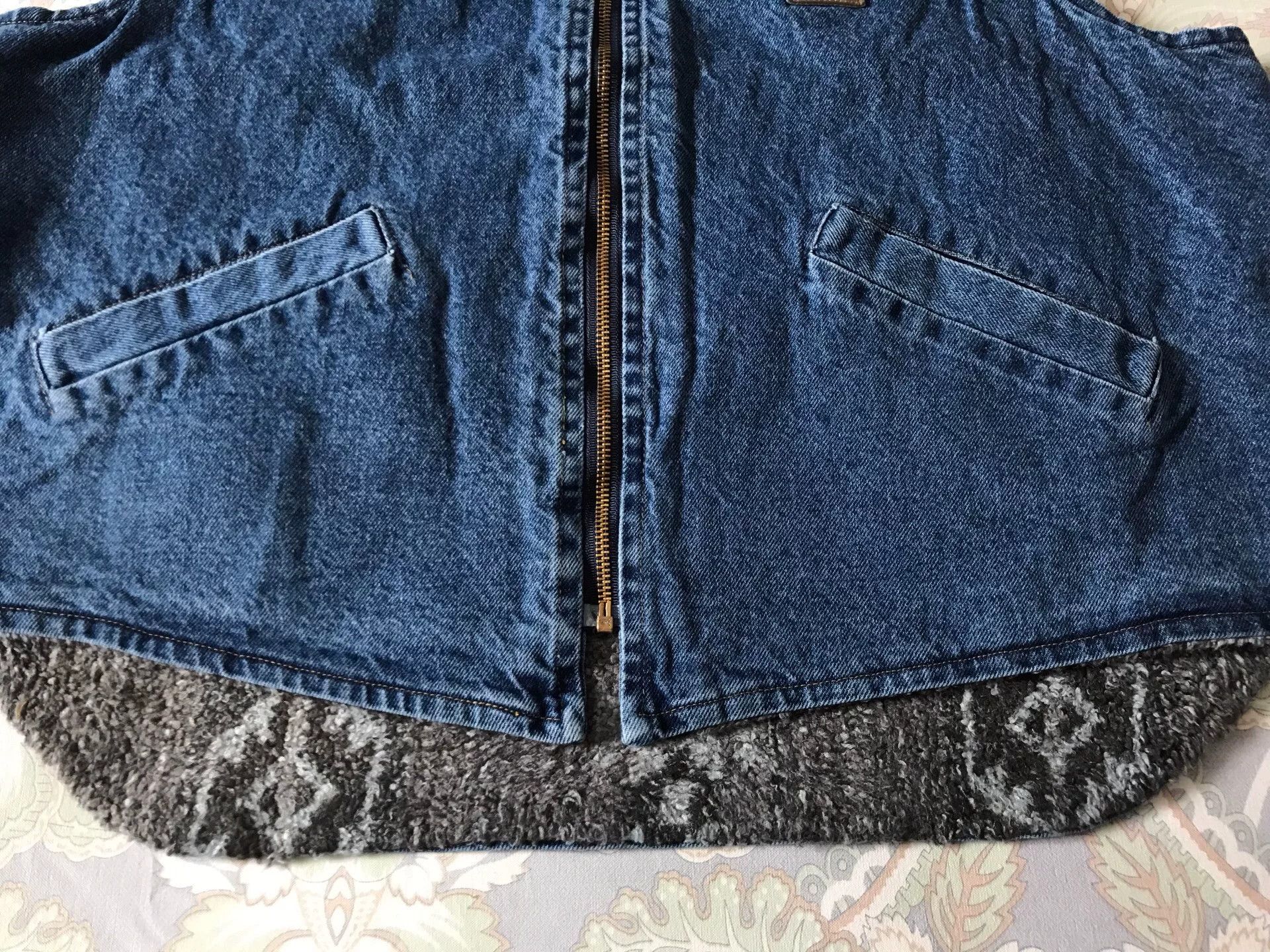 Carhartt 90s Carhartt VP198 XL Denim Vest Size US XL / EU 56 / 4 - 5 Thumbnail