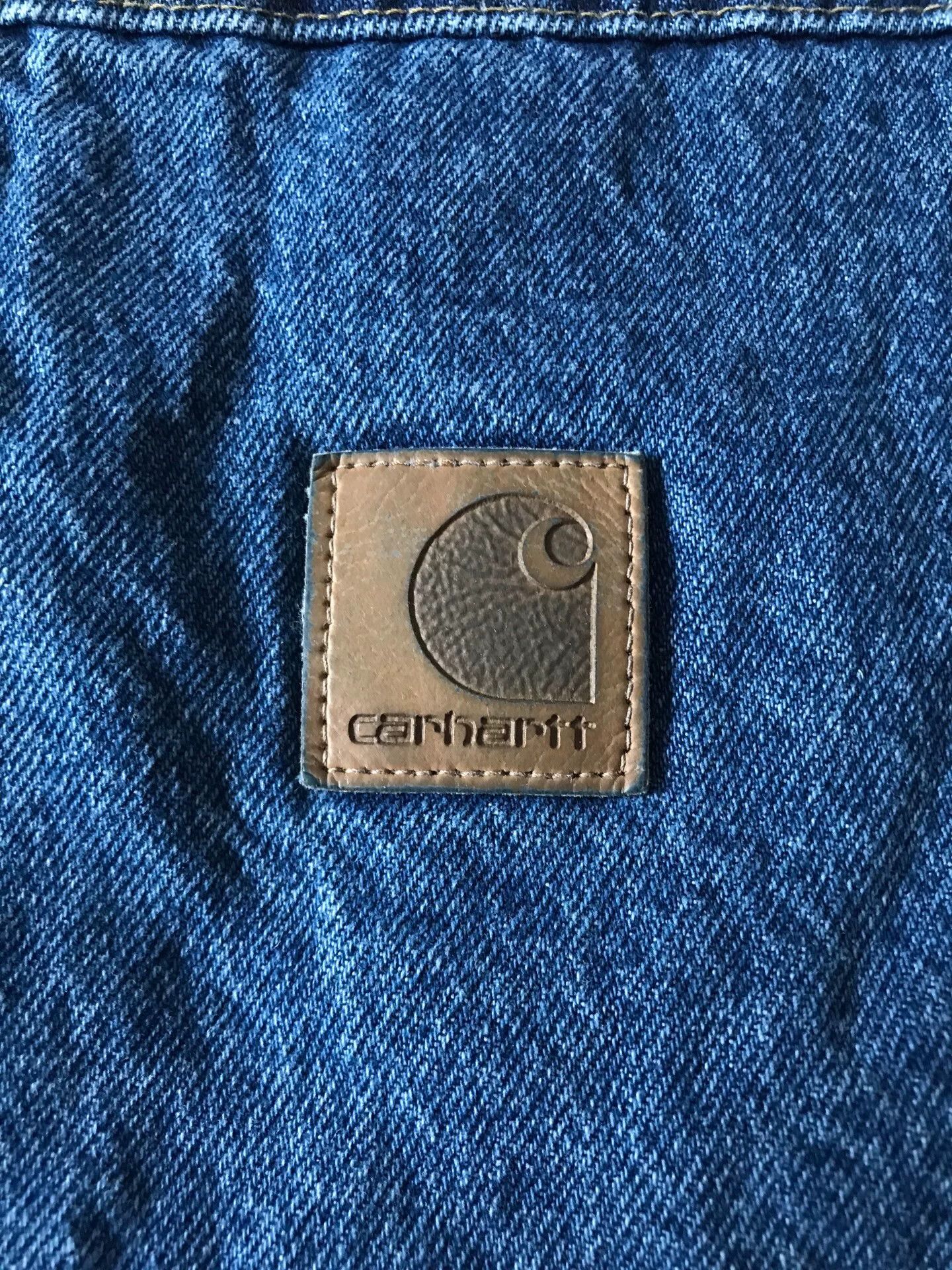 Carhartt 90s Carhartt VP198 XL Denim Vest Size US XL / EU 56 / 4 - 6 Thumbnail