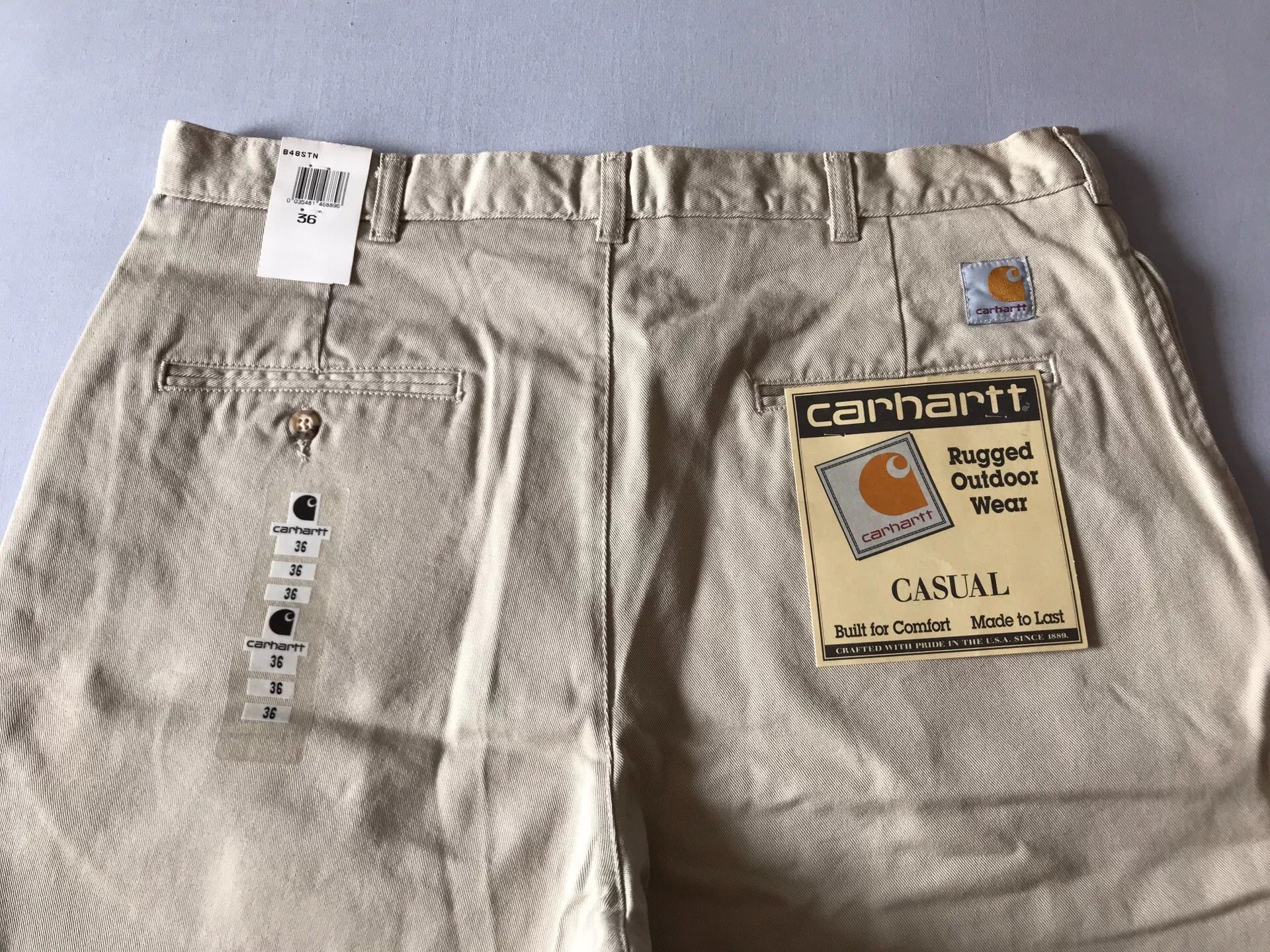 Carhartt 90s Carhartt B48 STN Work Shorts W36 Size US 36 / EU 52 - 4 Thumbnail