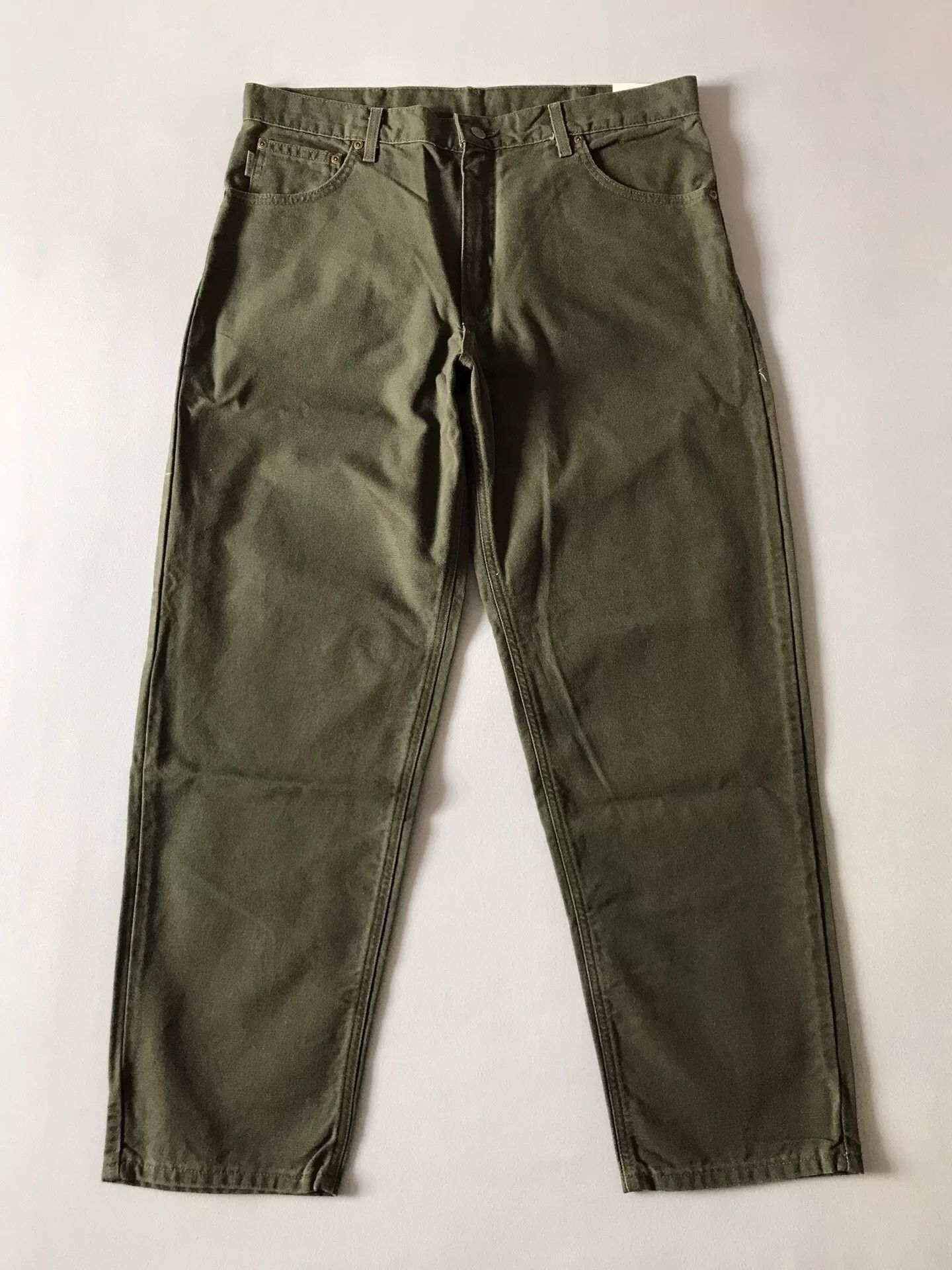 Carhartt 90s Carhartt B72 Moss Green Cargo Pants Size US 36 / EU 52 - 2 Thumbnail