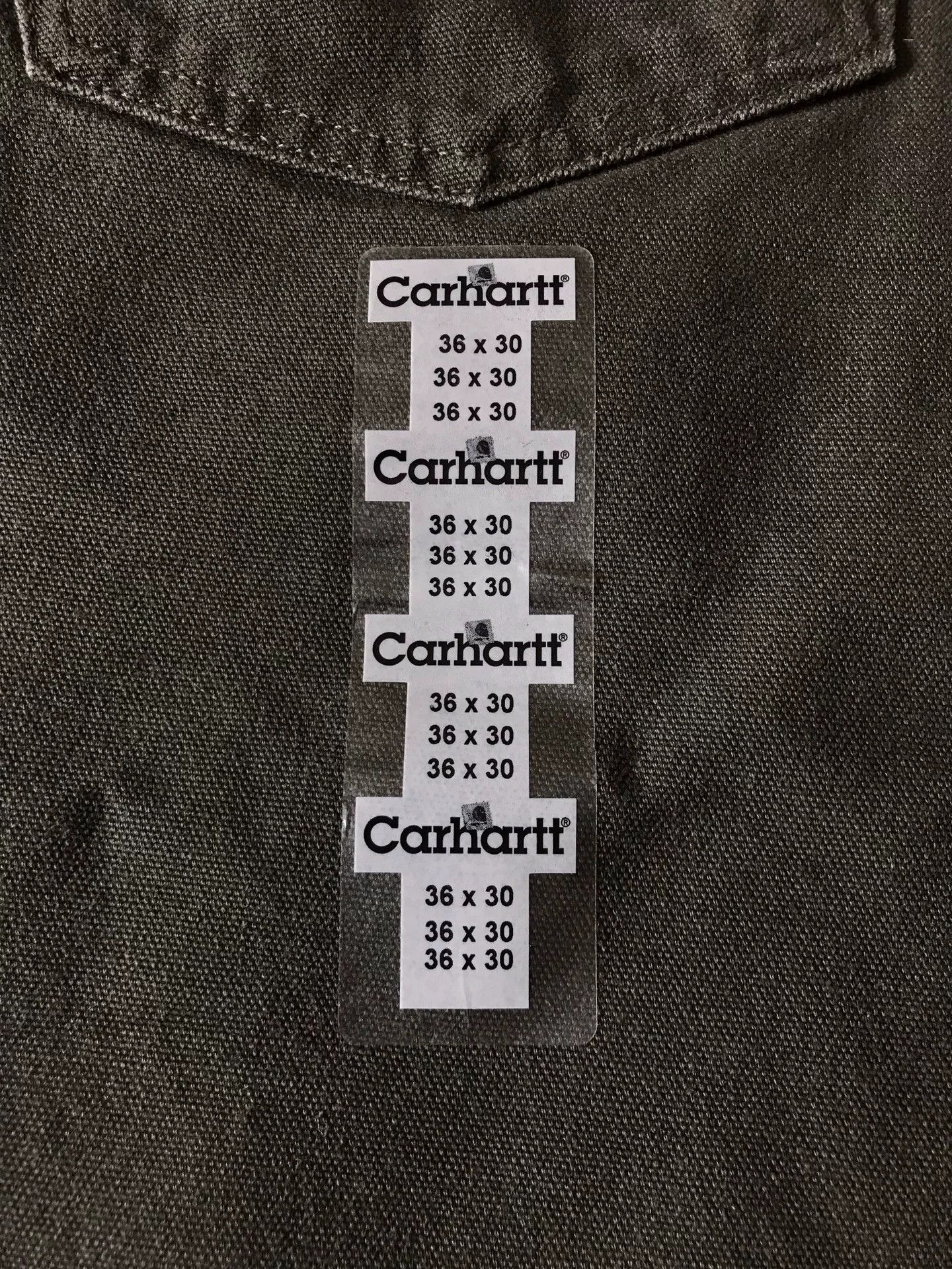 Carhartt 90s Carhartt B72 Moss Green Cargo Pants Size US 36 / EU 52 - 7 Thumbnail