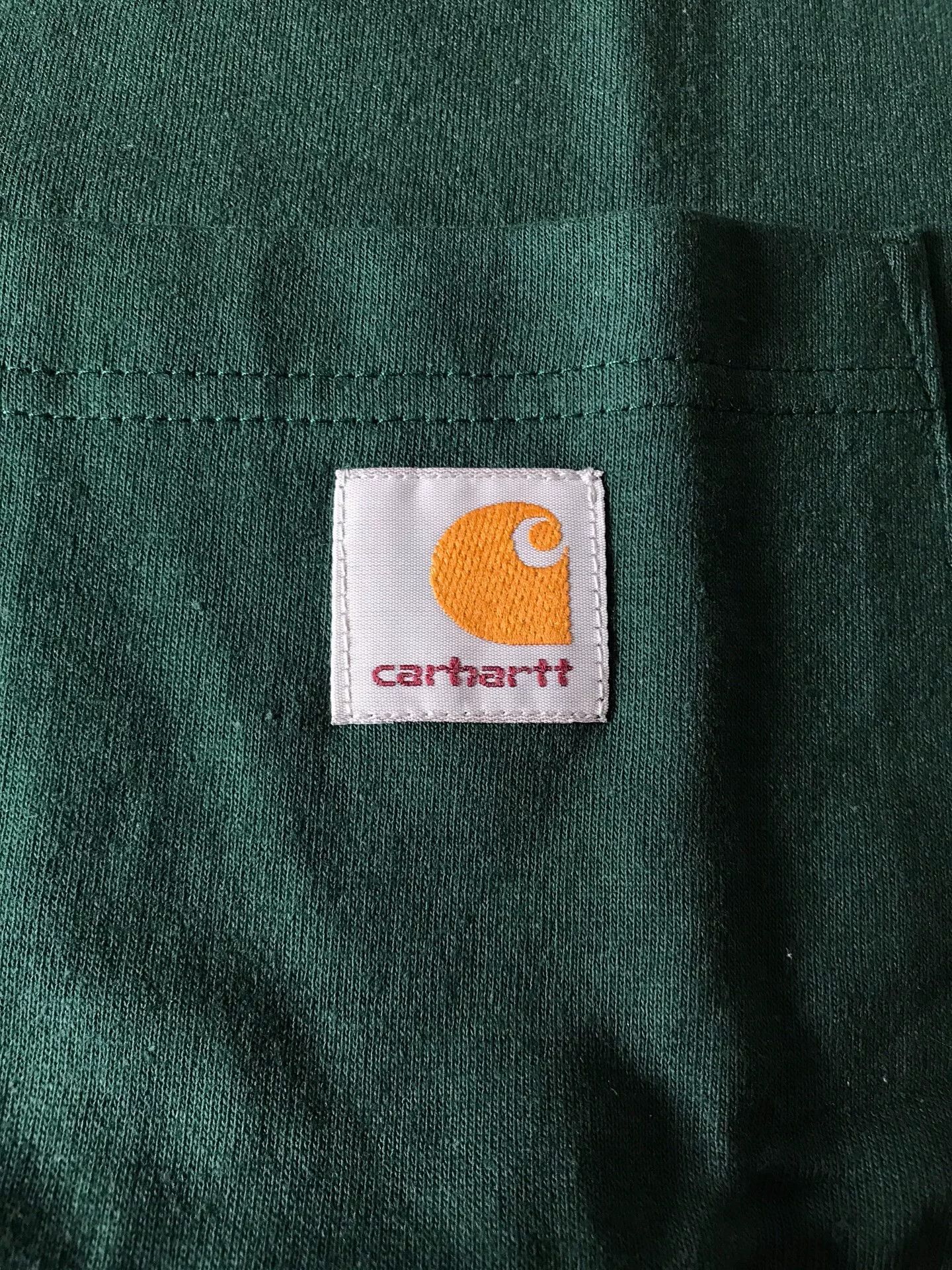 Carhartt Carhartt K87 Hunter Green Short Sleeve T-shirt Size US S / EU 44-46 / 1 - 4 Thumbnail