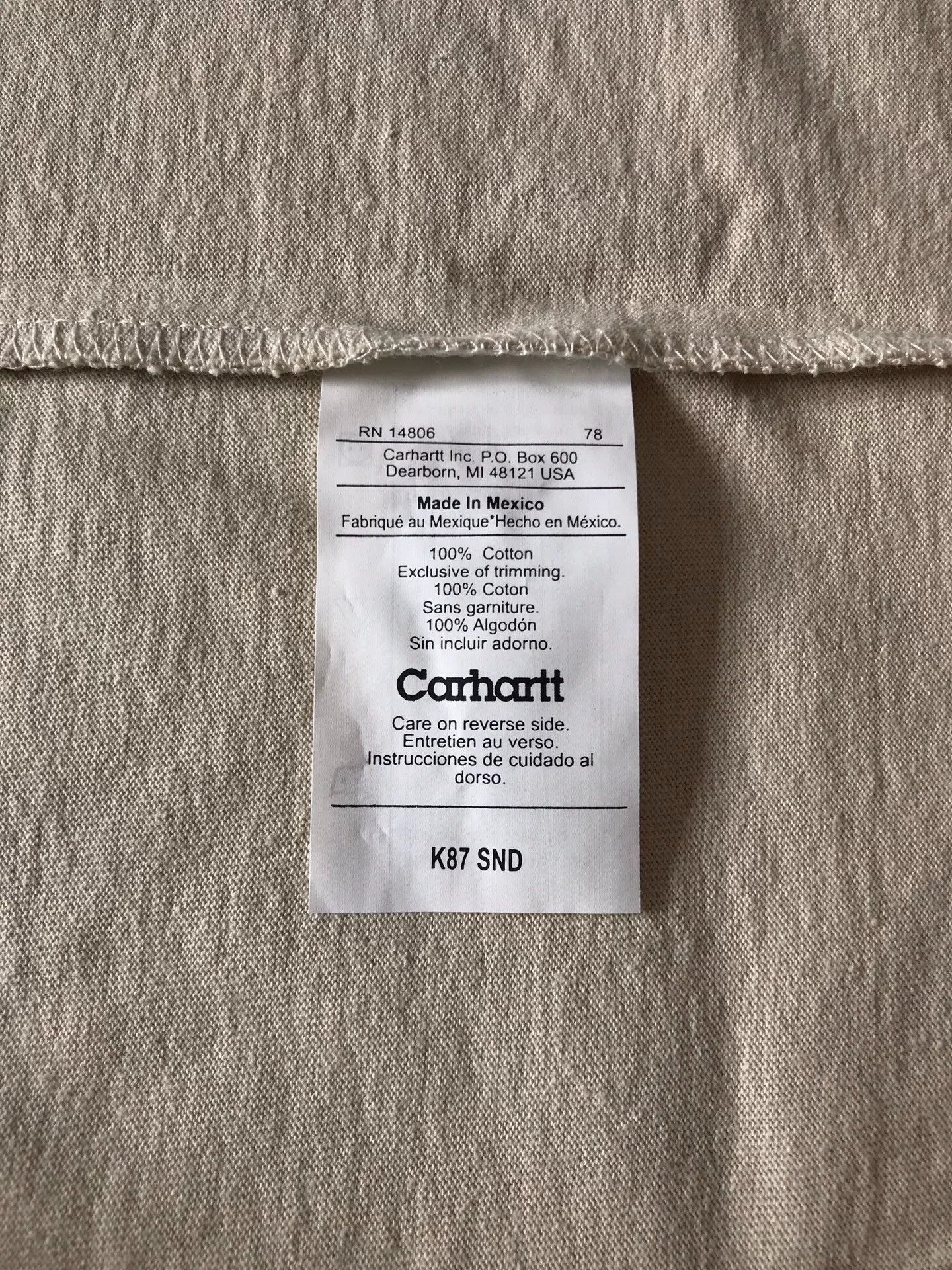 Carhartt Carhartt K87 Short Sleeve T-Shirt Size US M / EU 48-50 / 2 - 8 Thumbnail