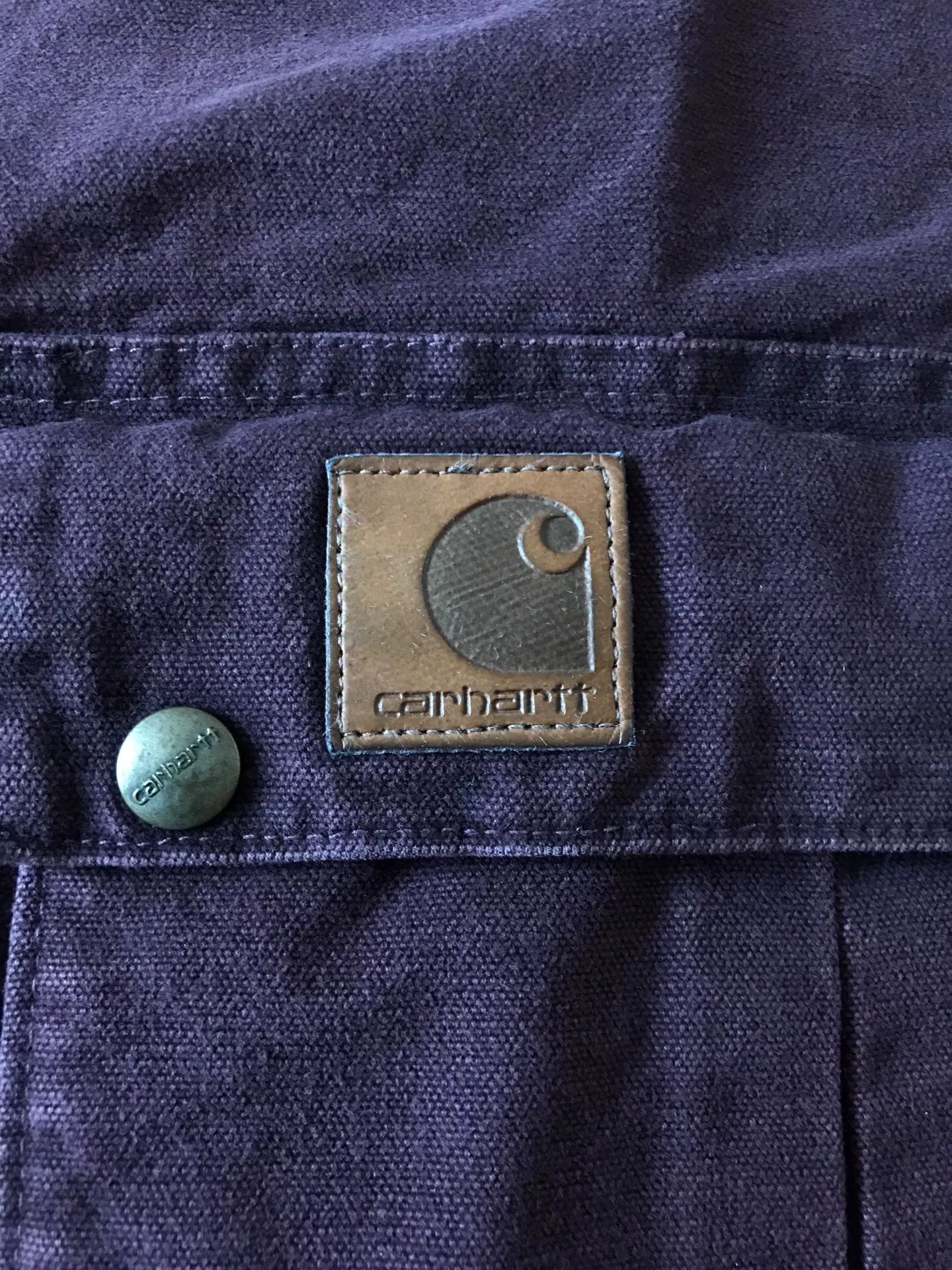 Carhartt 90s Carhartt C10 BRG Burgundy XL Work Jacket Size US XL / EU 56 / 4 - 7 Thumbnail