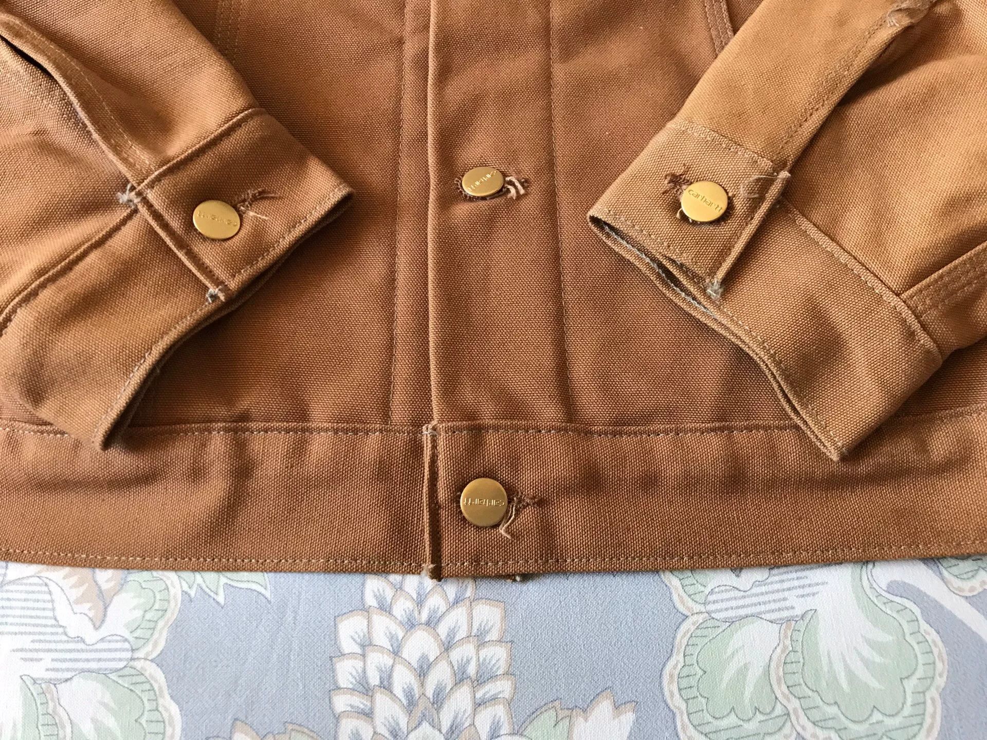 Carhartt Carhartt J09 Brown Canvas Jacket Size US S / EU 44-46 / 1 - 6 Thumbnail