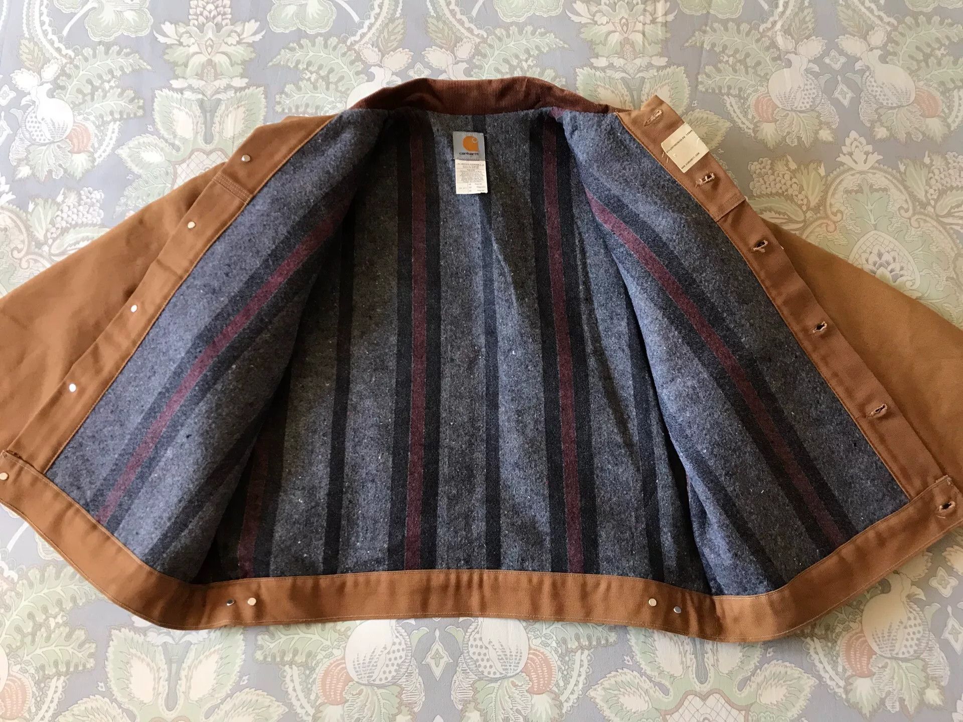 Carhartt Carhartt J09 Brown Canvas Jacket Size US S / EU 44-46 / 1 - 3 Thumbnail