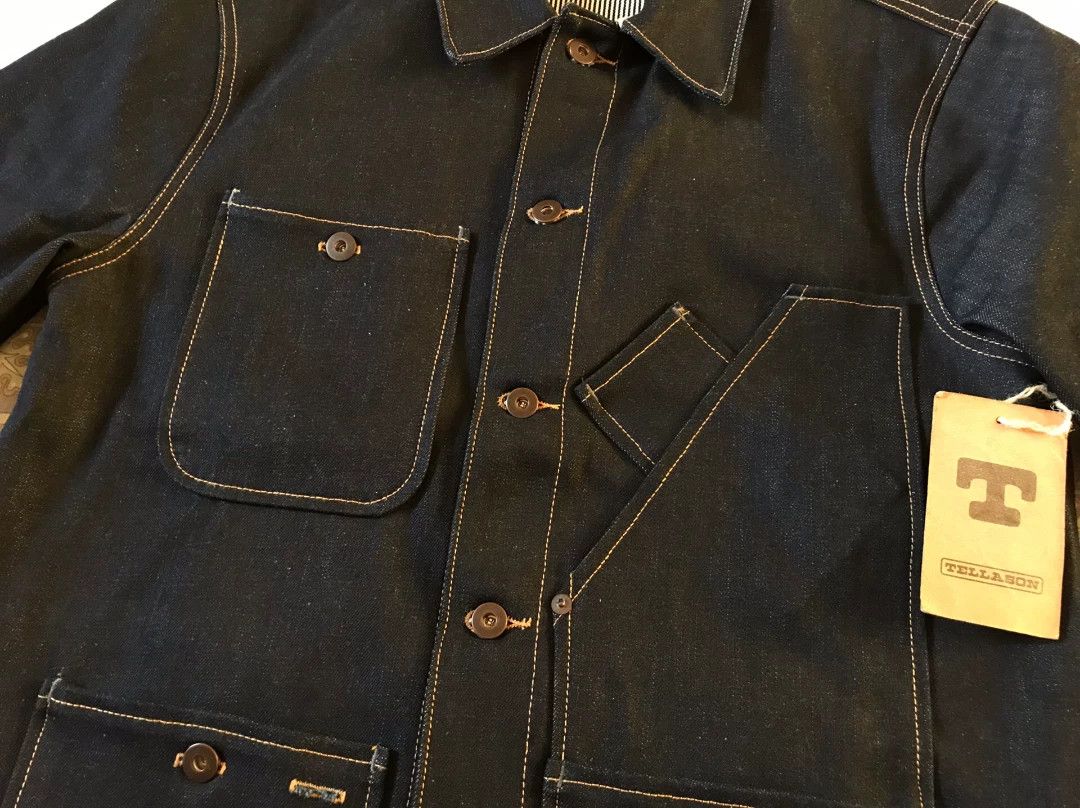 Tellason Tellason Coverall White Oak Denim Jacket Size US M / EU 48-50 / 2 - 4 Thumbnail