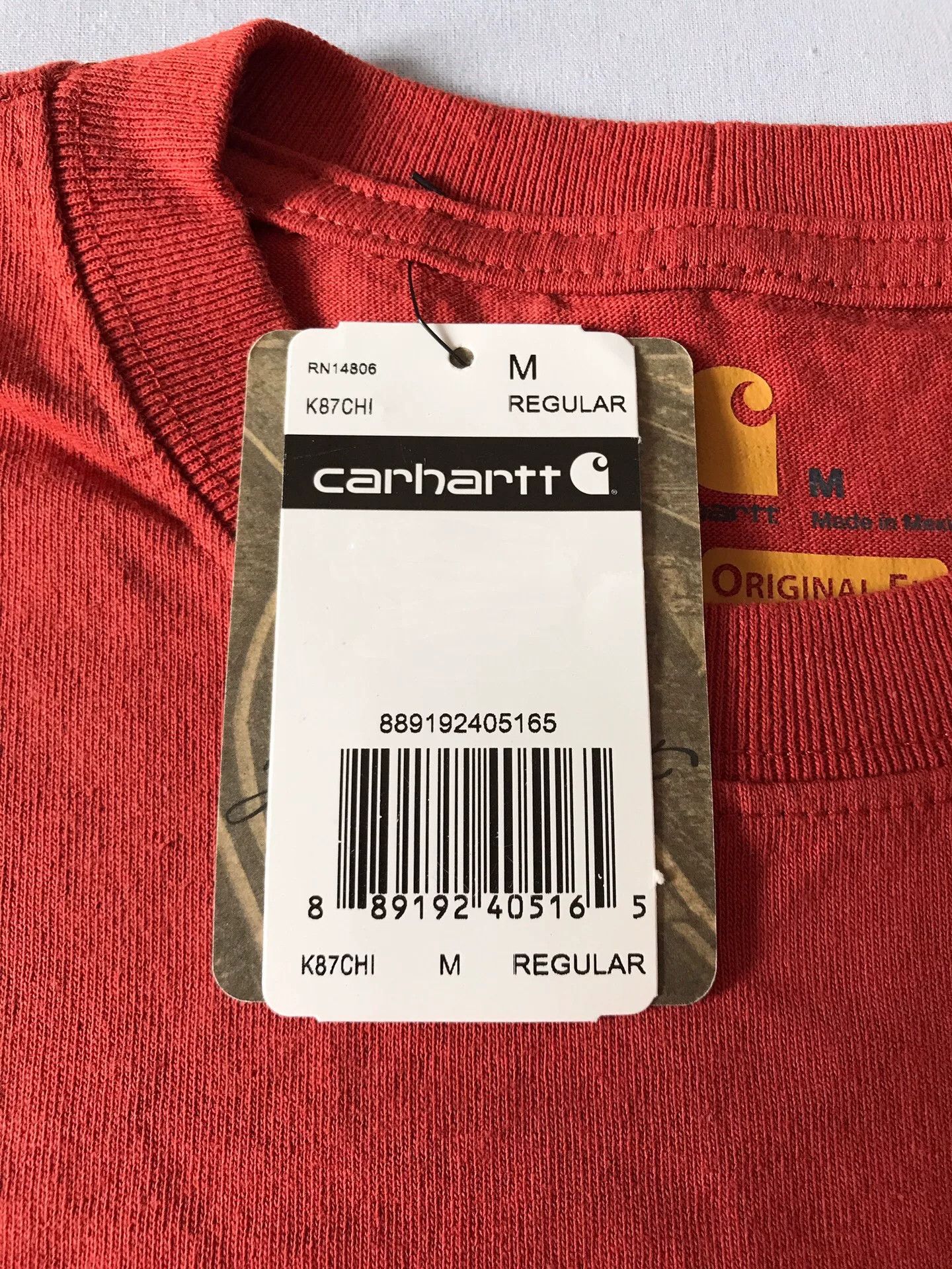 Carhartt Carhartt K87 Short-Sleeve T-Shirt Size US M / EU 48-50 / 2 - 7 Thumbnail