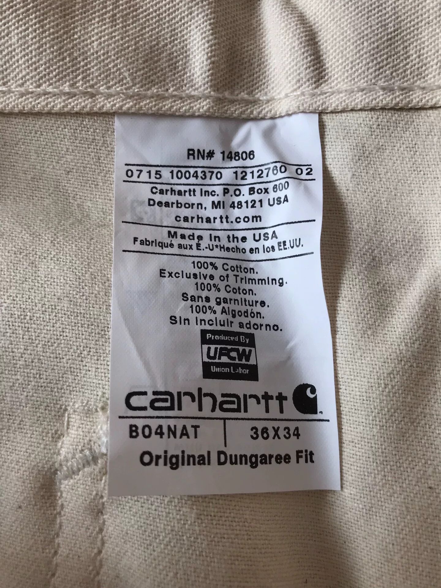 Carhartt Carhartt B04 Double Knee Work Pants Size US 36 / EU 52 - 9 Thumbnail