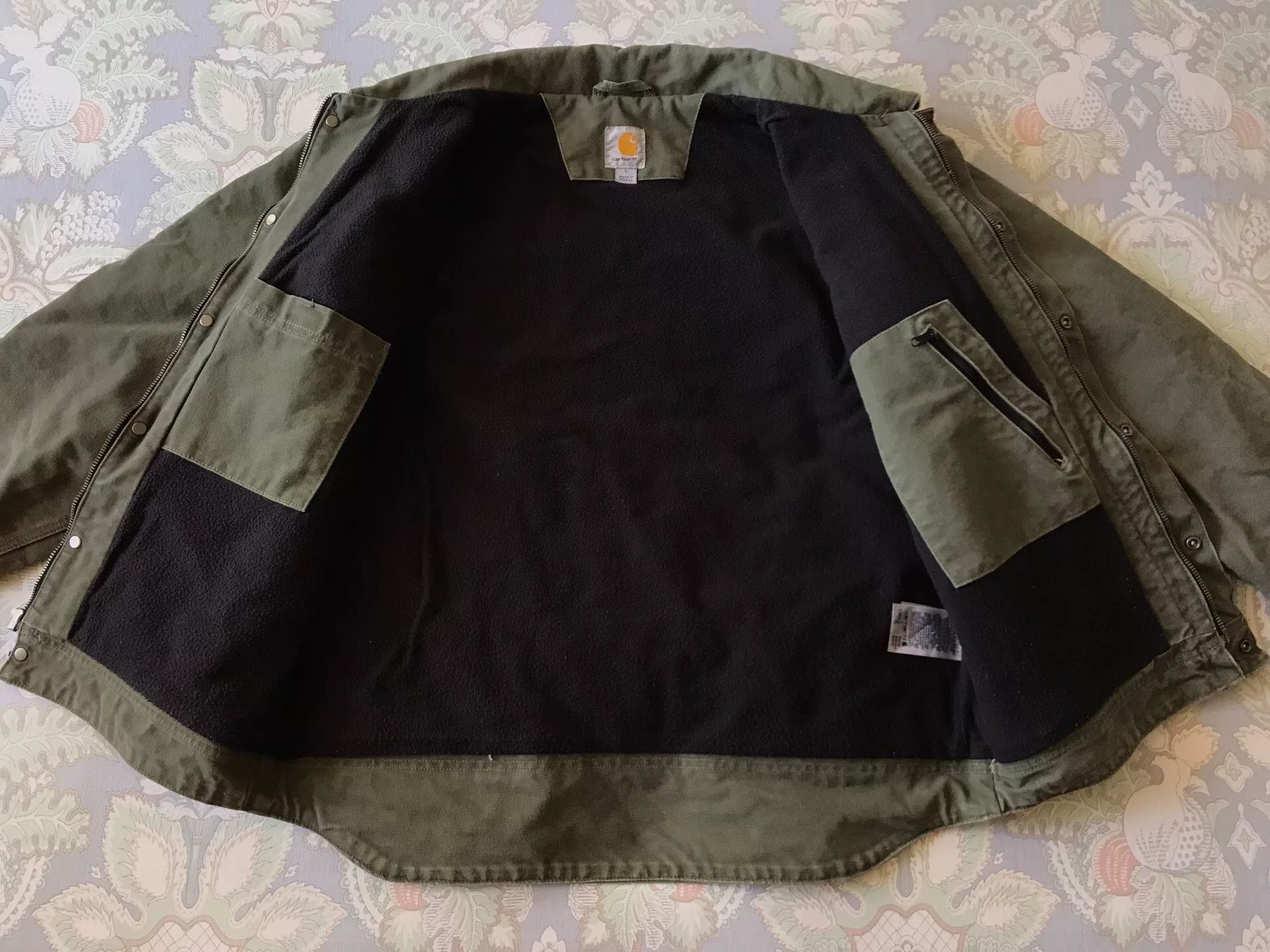 Carhartt Carhartt 101230 Canvas Work Jacket Size US L / EU 52-54 / 3 - 3 Thumbnail