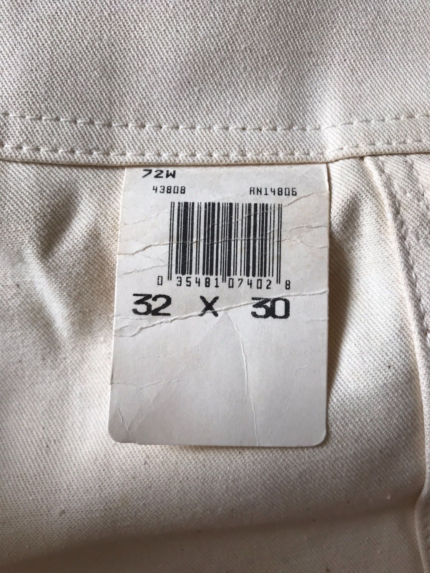 Carhartt 90s Carhartt 72W White Double Knee Pants Size US 32 / EU 48 - 8 Thumbnail
