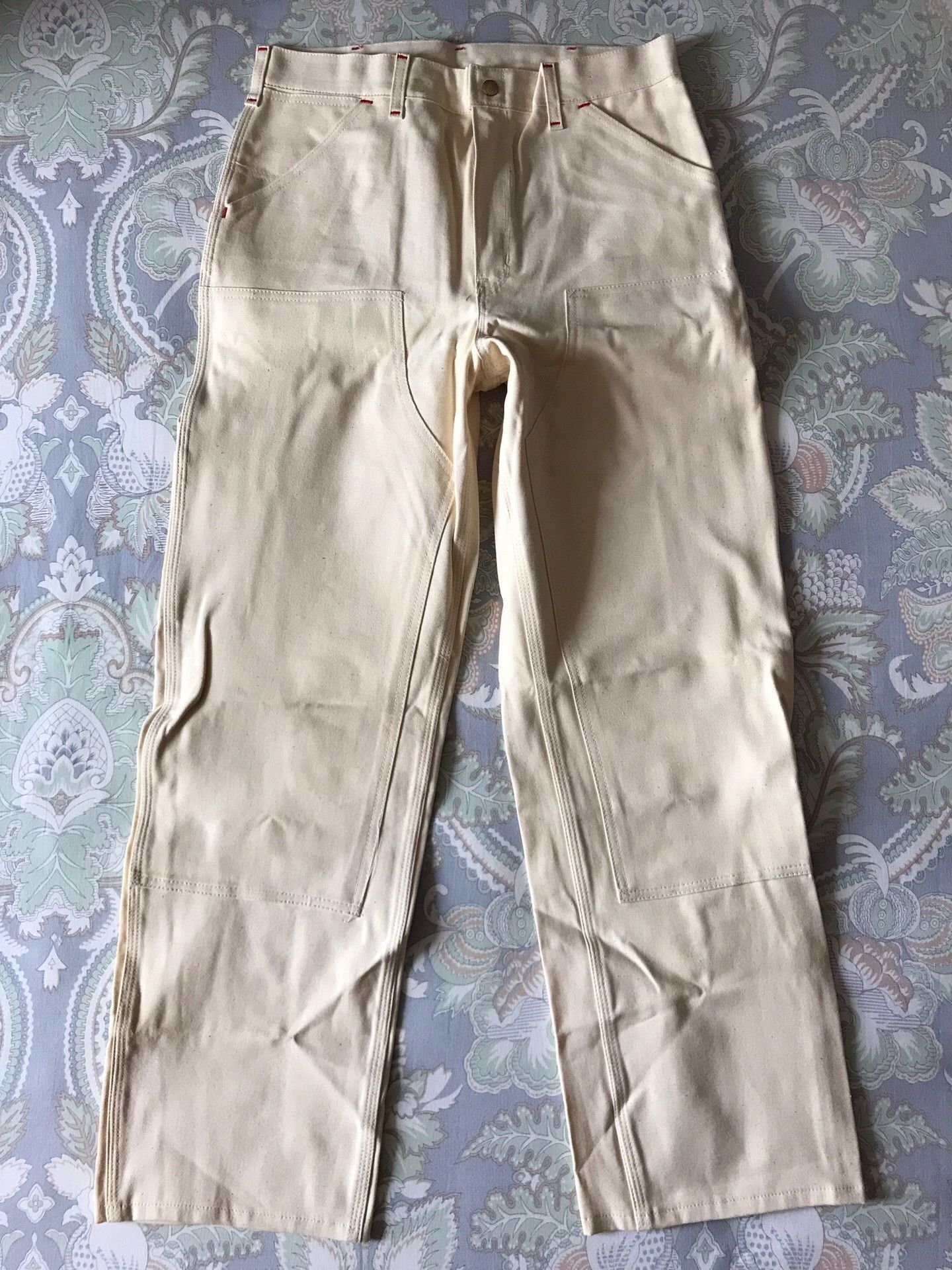 Carhartt 90s Carhartt 72W White Double Knee Pants Size US 32 / EU 48 - 2 Thumbnail
