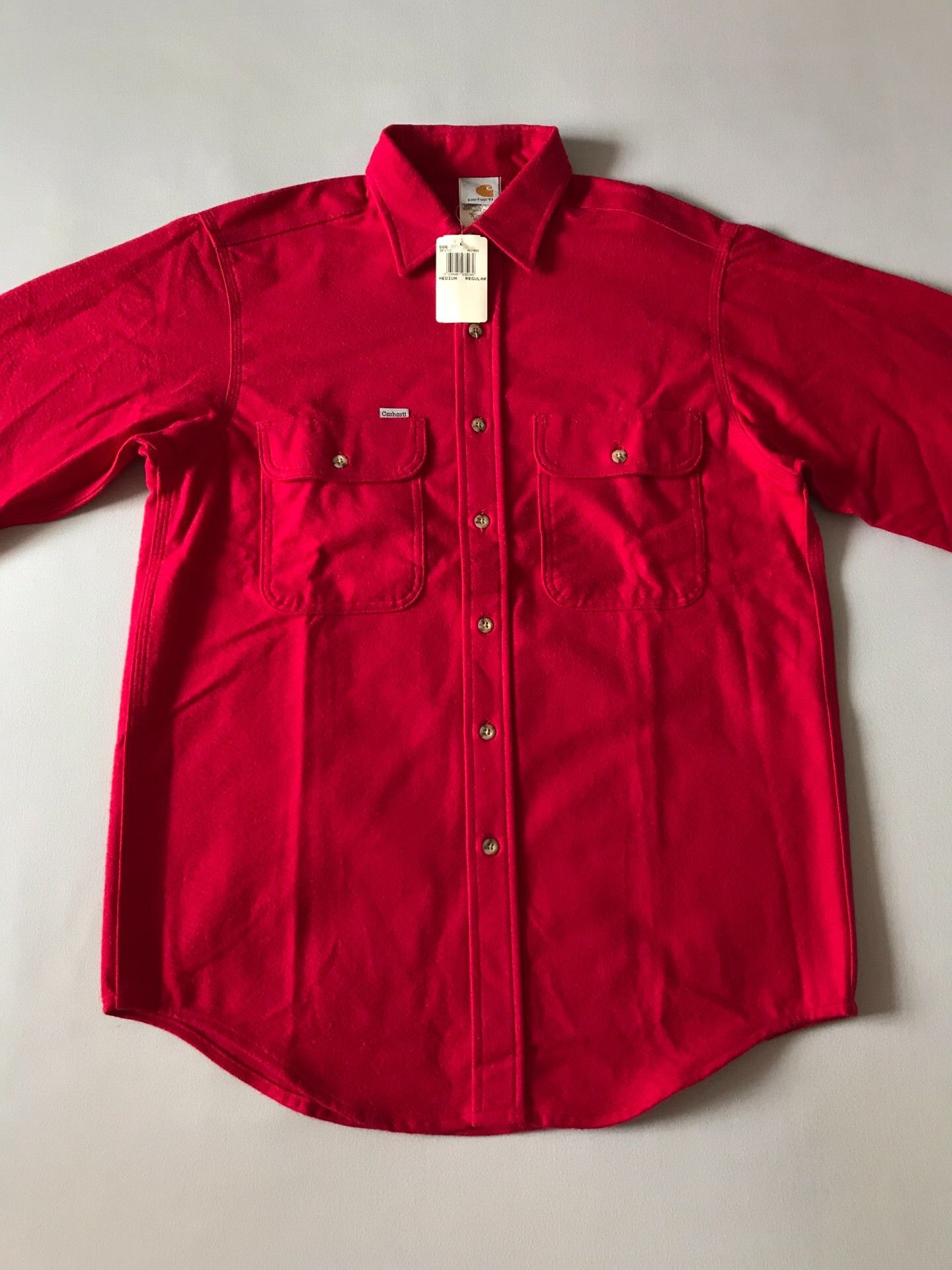 Carhartt Carhartt S06 Red Flannel Work Shirt M Size US M / EU 48-50 / 2 - 3 Thumbnail