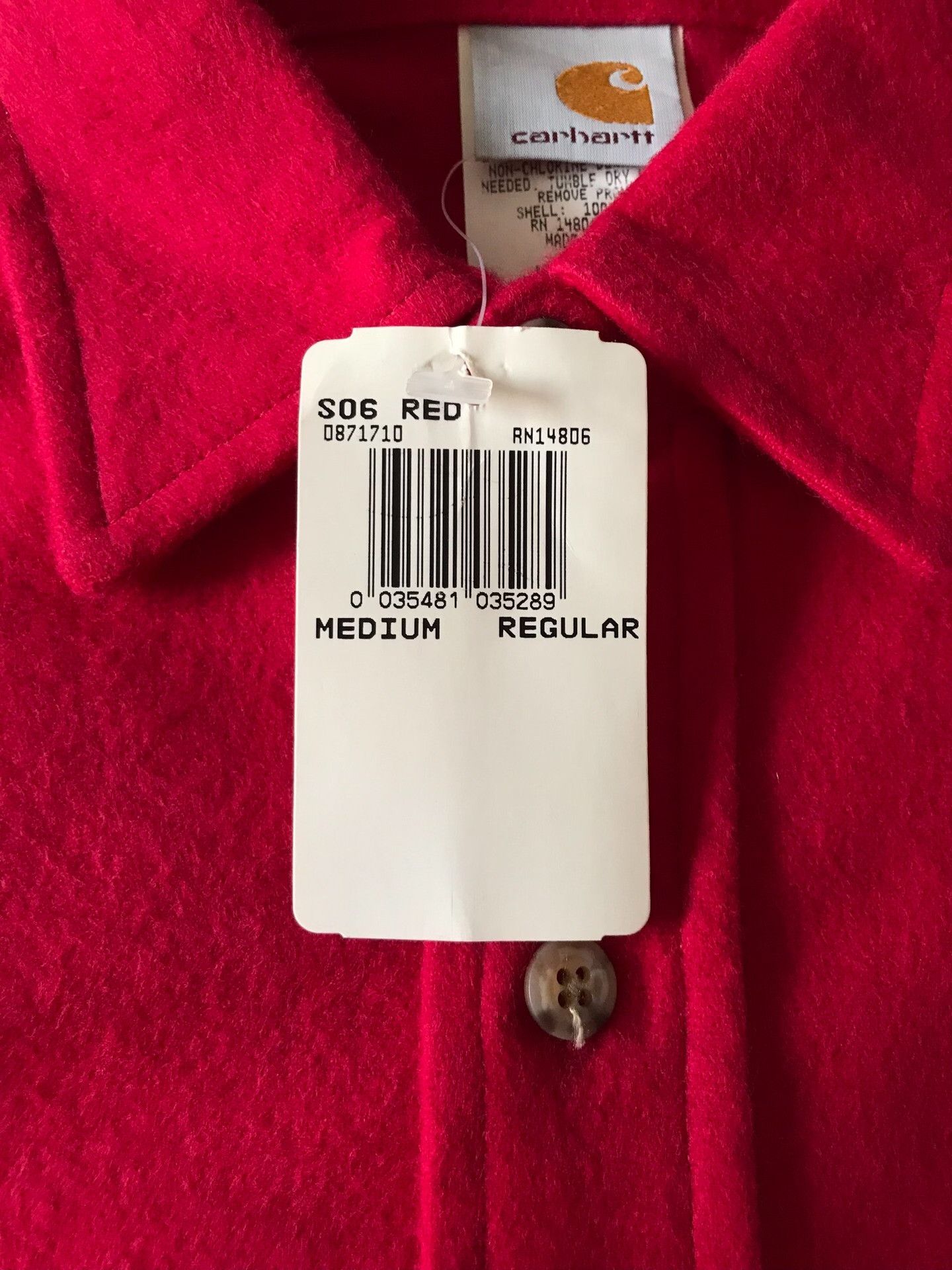 Carhartt Carhartt S06 Red Flannel Work Shirt M Size US M / EU 48-50 / 2 - 7 Thumbnail