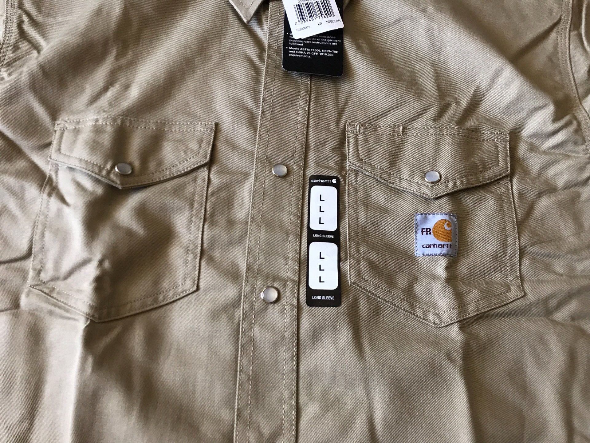 Carhartt Carhartt FRS006 FR Flame Resistant Shirt Size US L / EU 52-54 / 3 - 4 Thumbnail