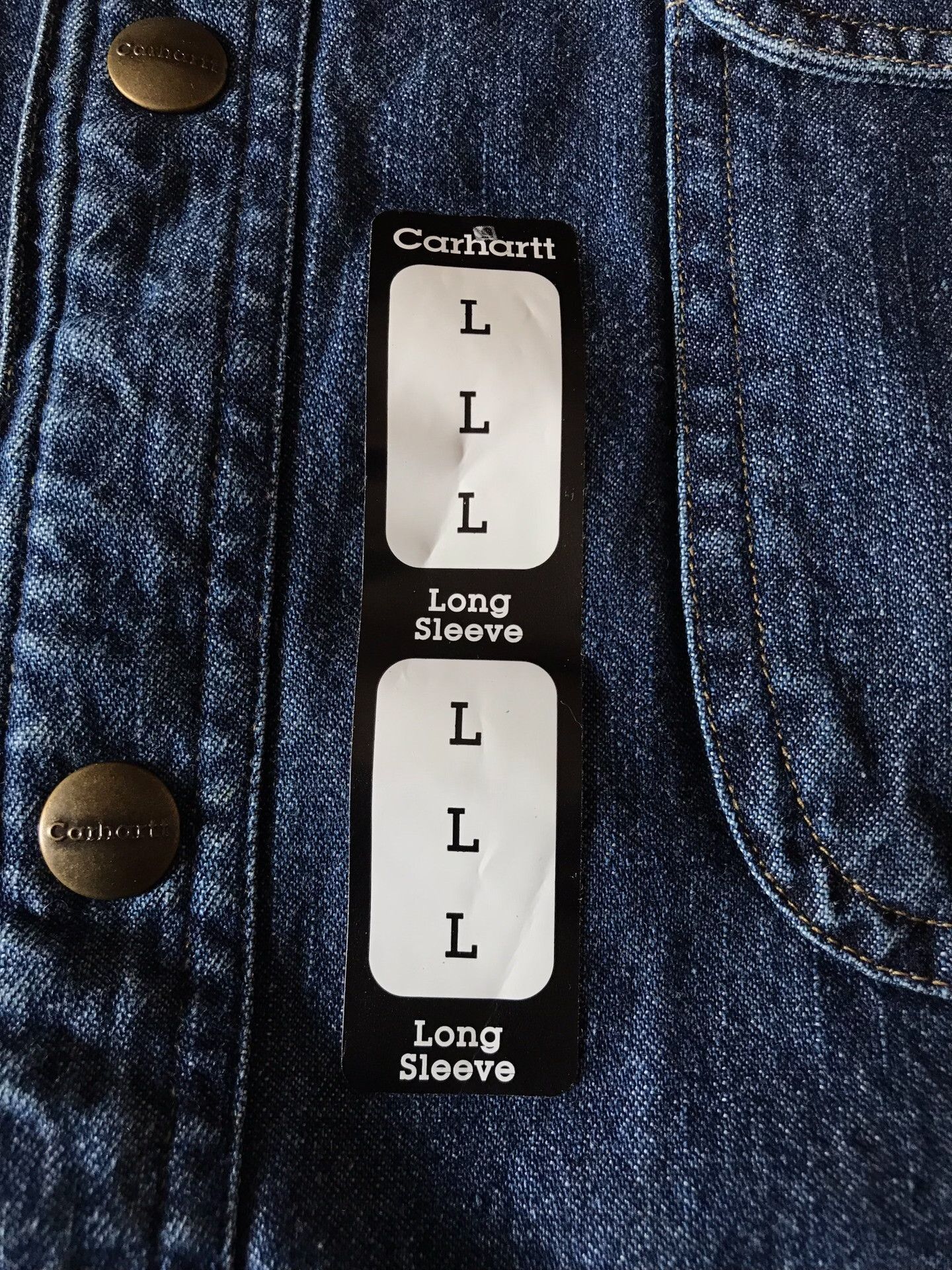 Carhartt Carhartt S115 Washed Denim Shirt Jacket Size US L / EU 52-54 / 3 - 6 Thumbnail