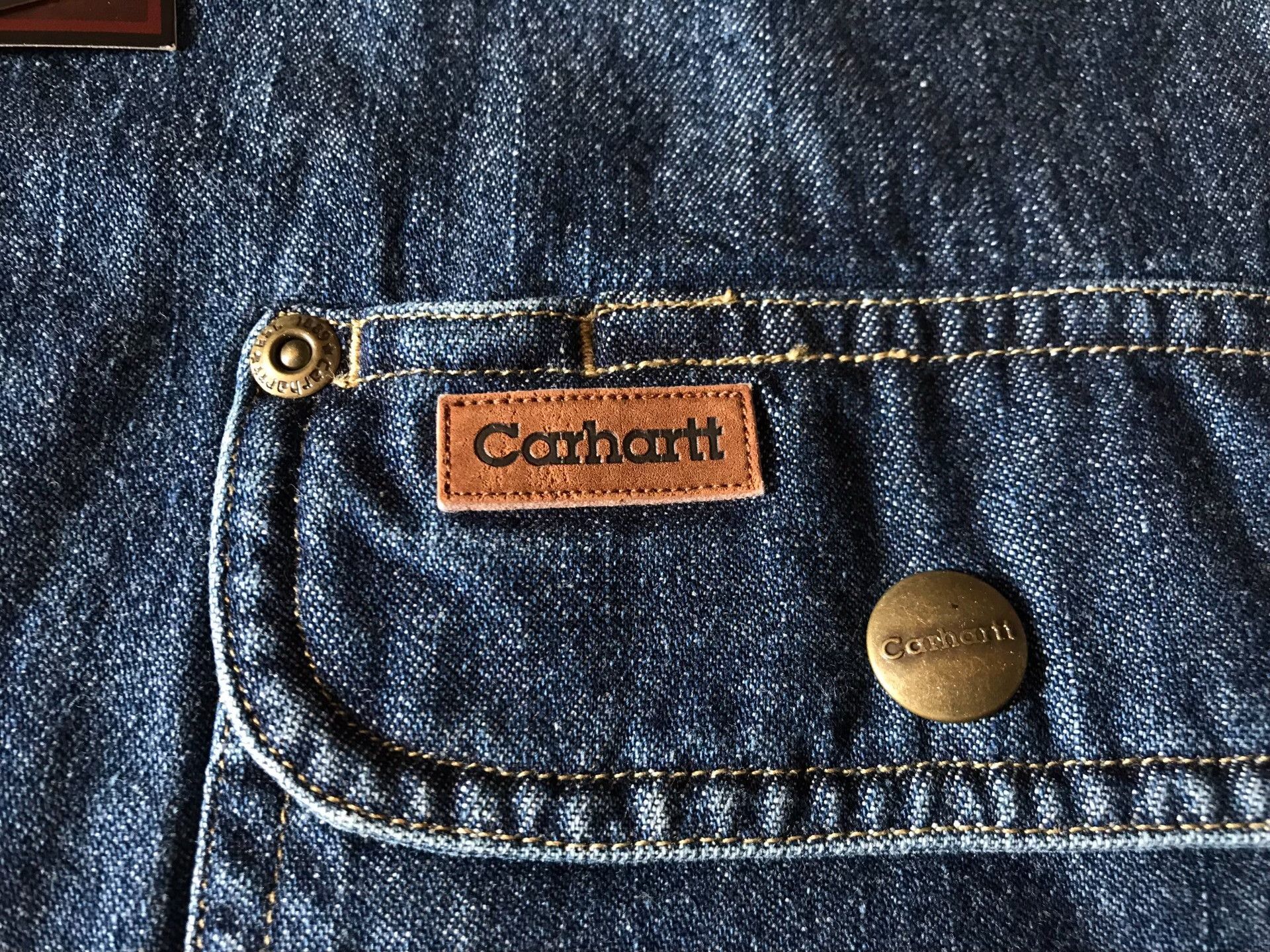 Carhartt Carhartt S115 Washed Denim Shirt Jacket Size US L / EU 52-54 / 3 - 4 Thumbnail