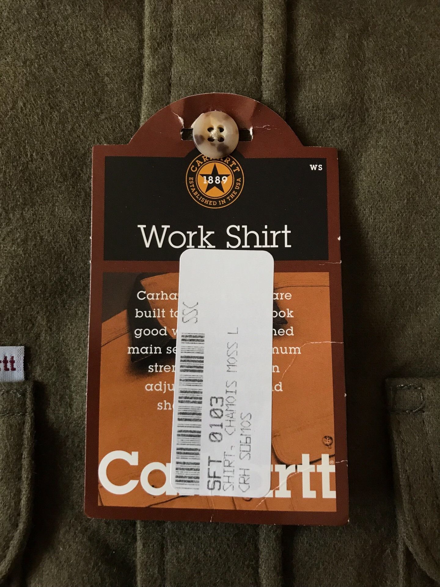 Carhartt Carhartt S06 MOS Heavy Flannel Work Shirt Size US L / EU 52-54 / 3 - 6 Thumbnail
