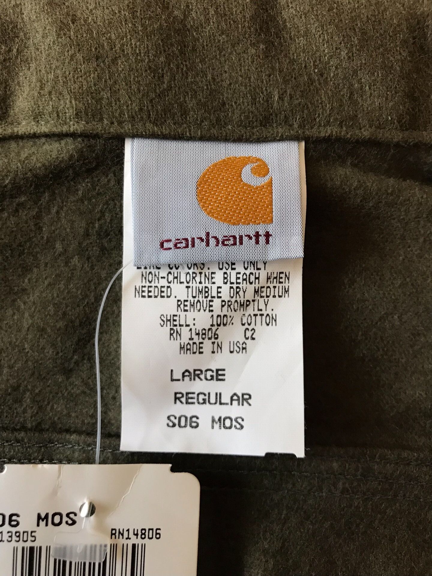 Carhartt Carhartt S06 MOS Heavy Flannel Work Shirt Size US L / EU 52-54 / 3 - 8 Thumbnail