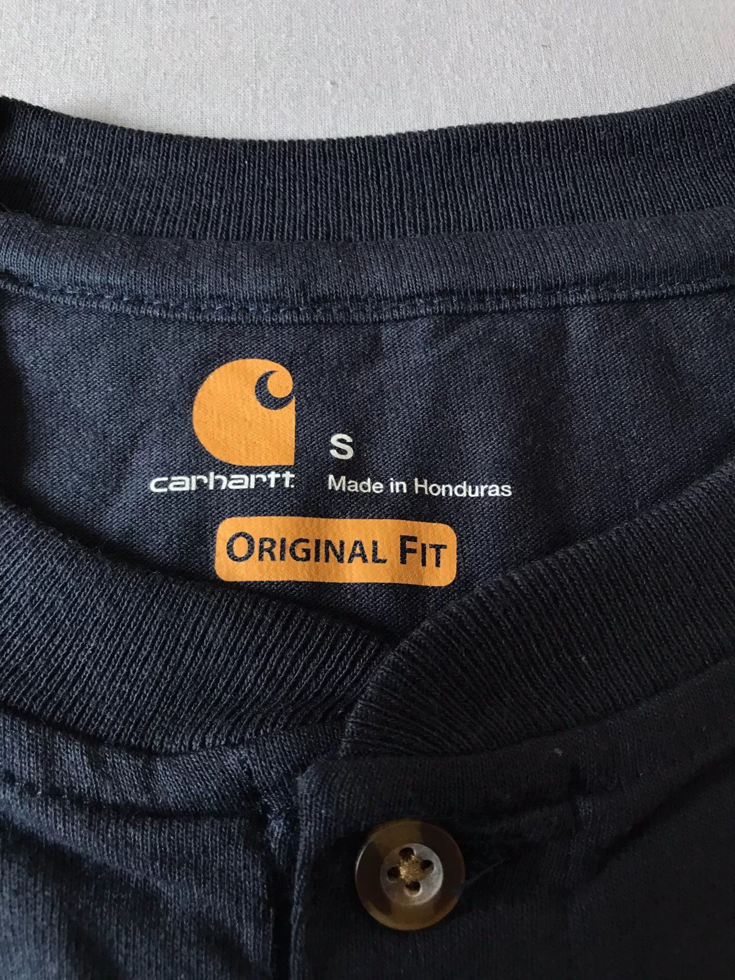 Carhartt Carhartt K84 Henry Neck Short Sleeve T-Shirt Size US S / EU 44-46 / 1 - 5 Thumbnail