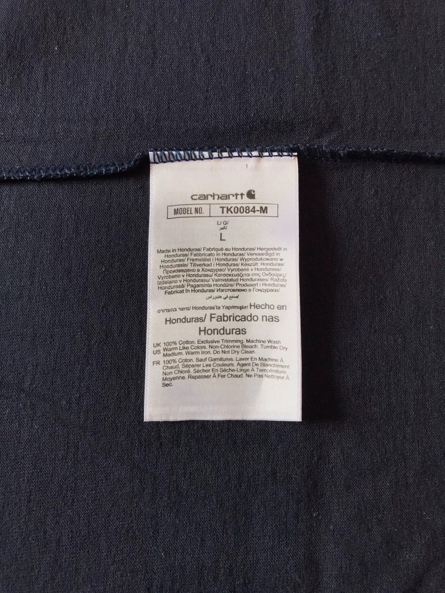 Carhartt Carhartt K84 Henley Short-Sleeve T-Shirt Size US L / EU 52-54 / 3 - 8 Thumbnail
