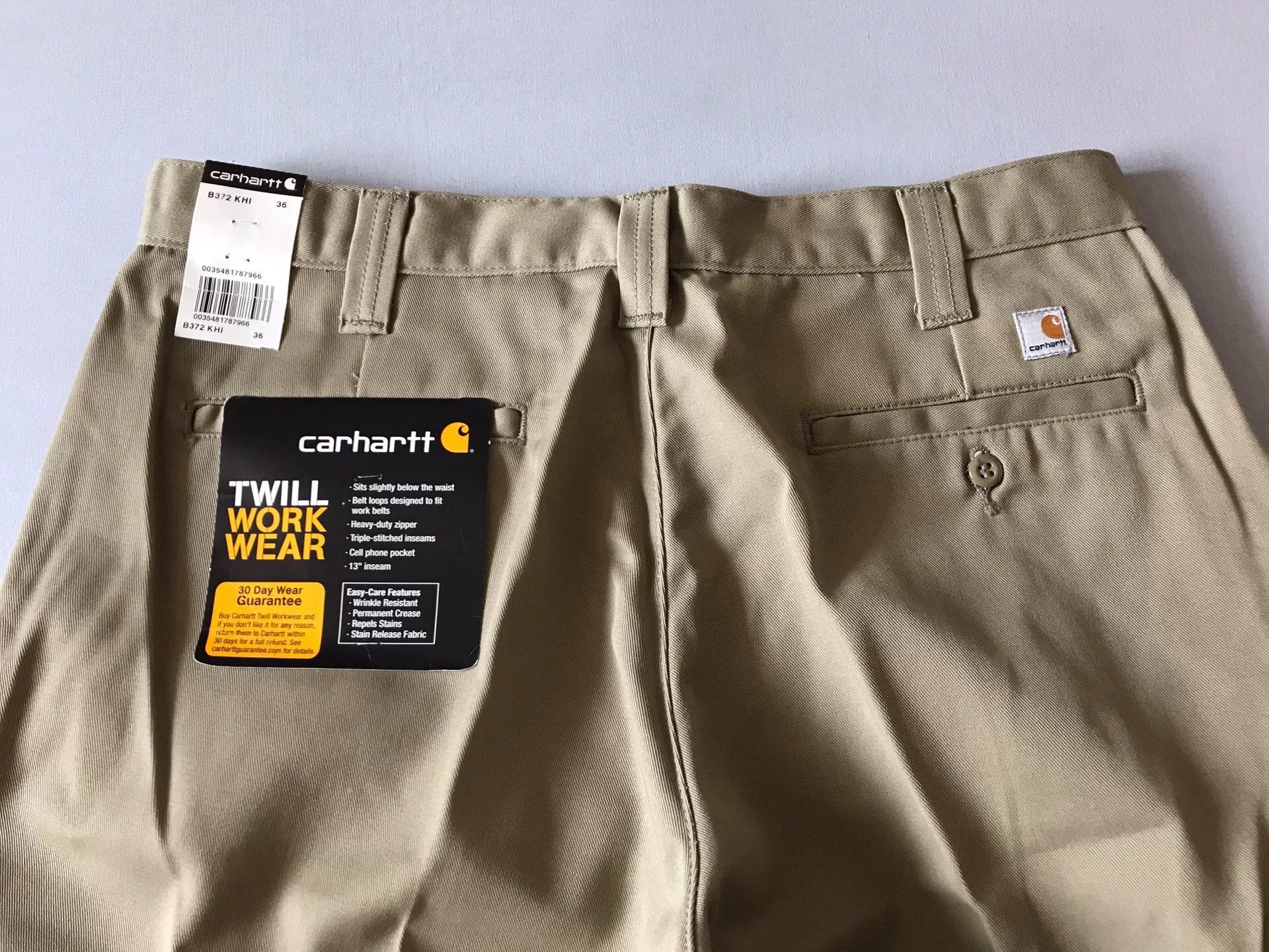 Carhartt Carhartt B372 Khaki Work Shorts W36 Size US 36 / EU 52 - 3 Thumbnail