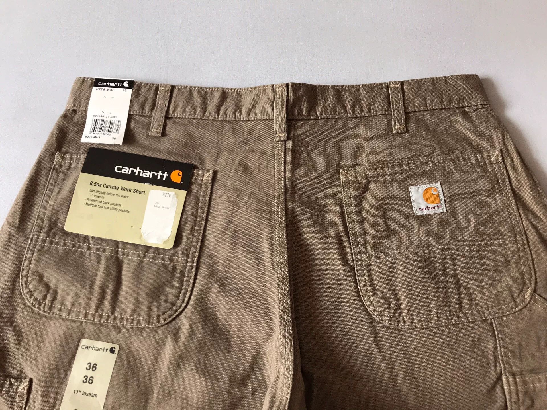 Carhartt Carhartt B278 MUS W36 Work Shorts Size US 36 / EU 52 - 3 Thumbnail