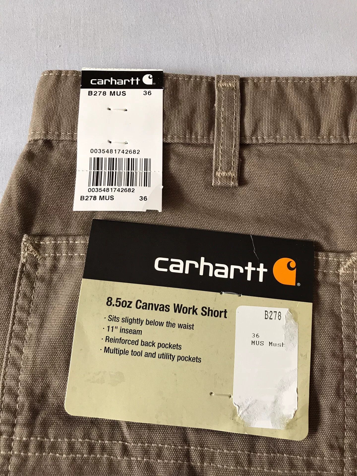 Carhartt Carhartt B278 MUS W36 Work Shorts Size US 36 / EU 52 - 8 Thumbnail