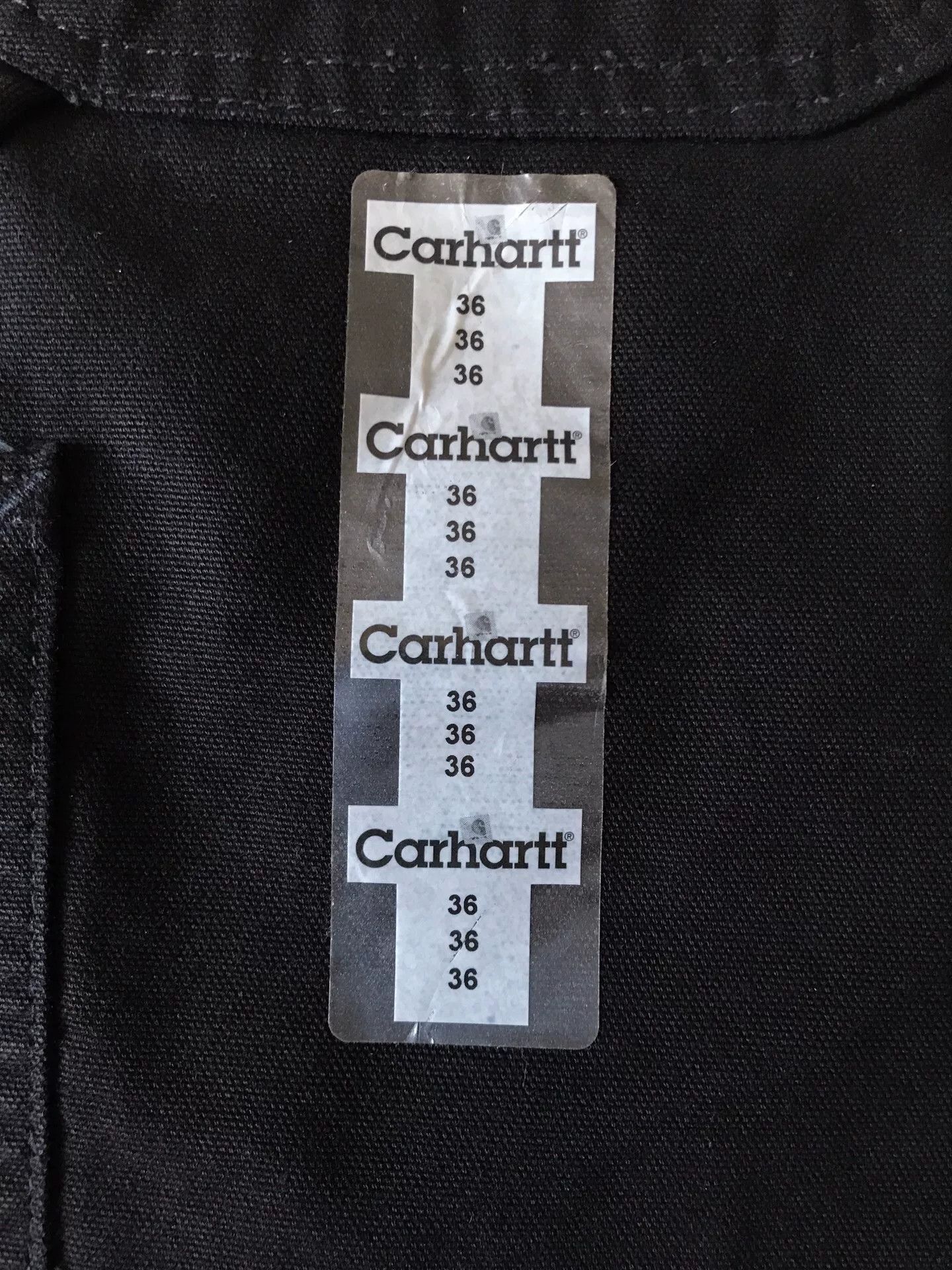 Carhartt Carhartt B25 Black W36 Work Shorts Size US 36 / EU 52 - 7 Thumbnail