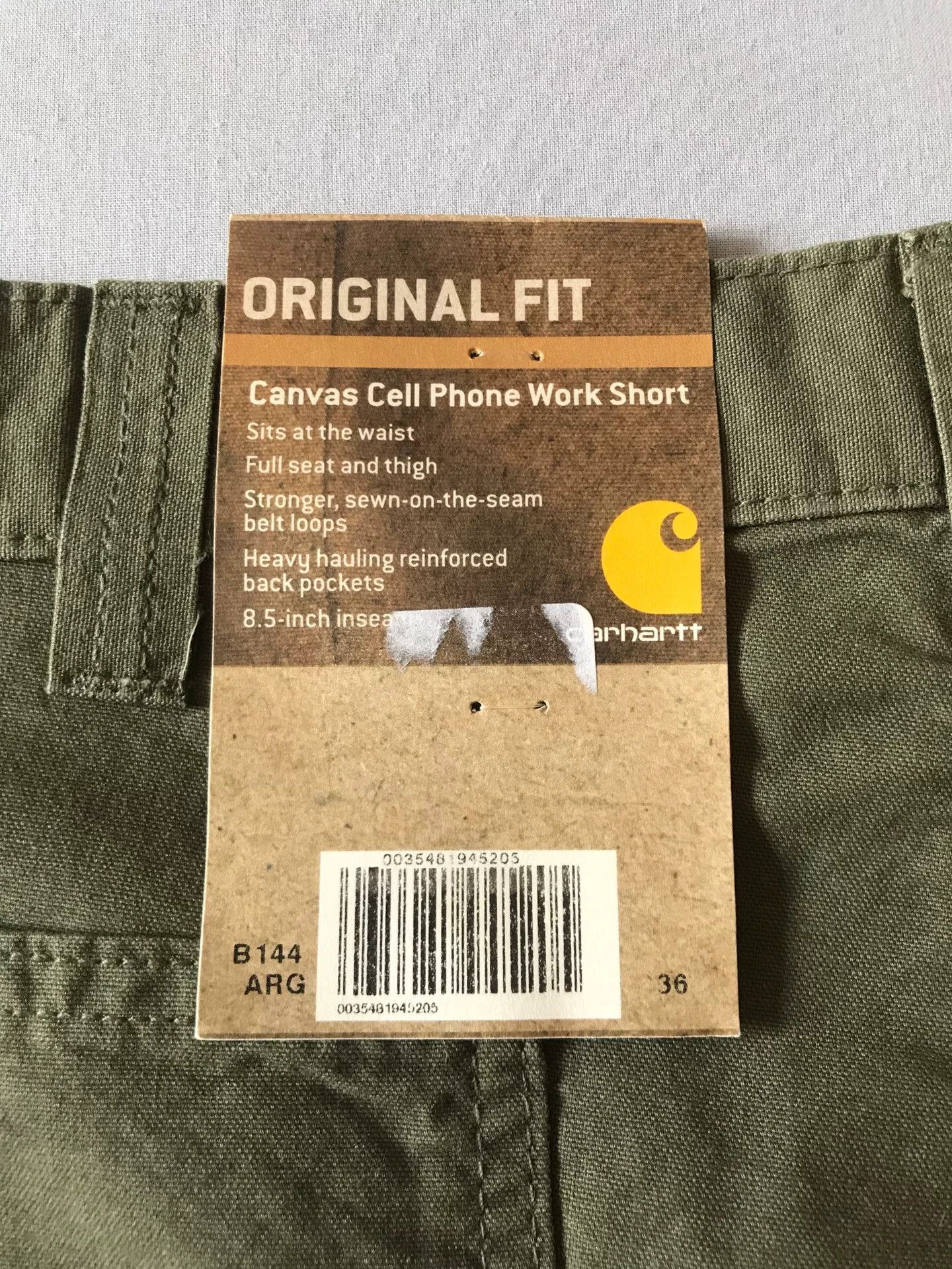 Carhartt Carhartt B144 ARG Canvas Work Shorts Size US 36 / EU 52 - 8 Thumbnail